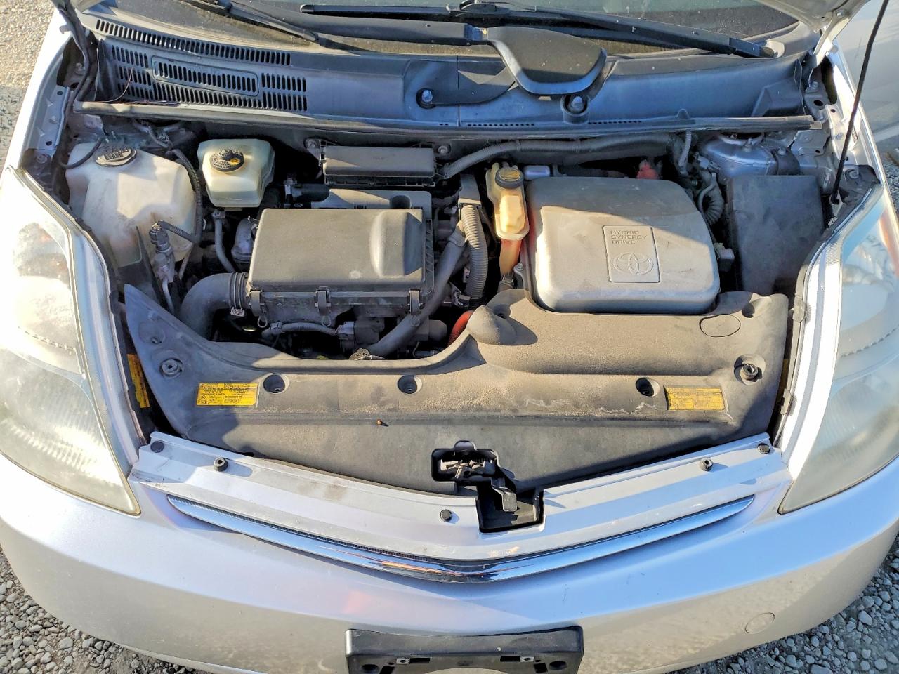 2007 Toyota Prius Base Silver vin: JTDKB20U477644569