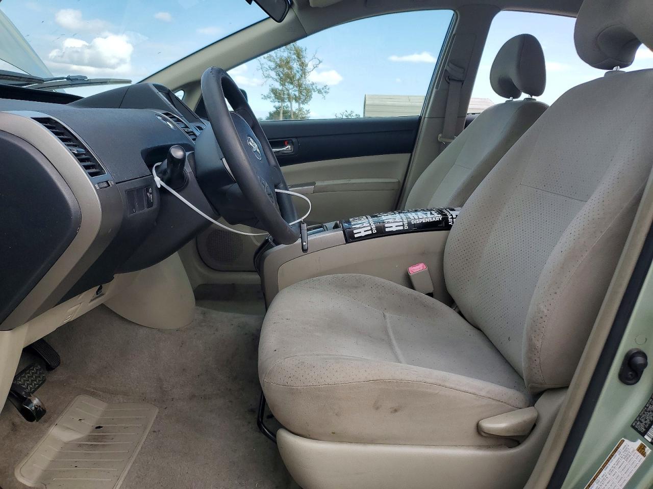 2007 Toyota Prius Base Green vin: JTDKB20U477661467