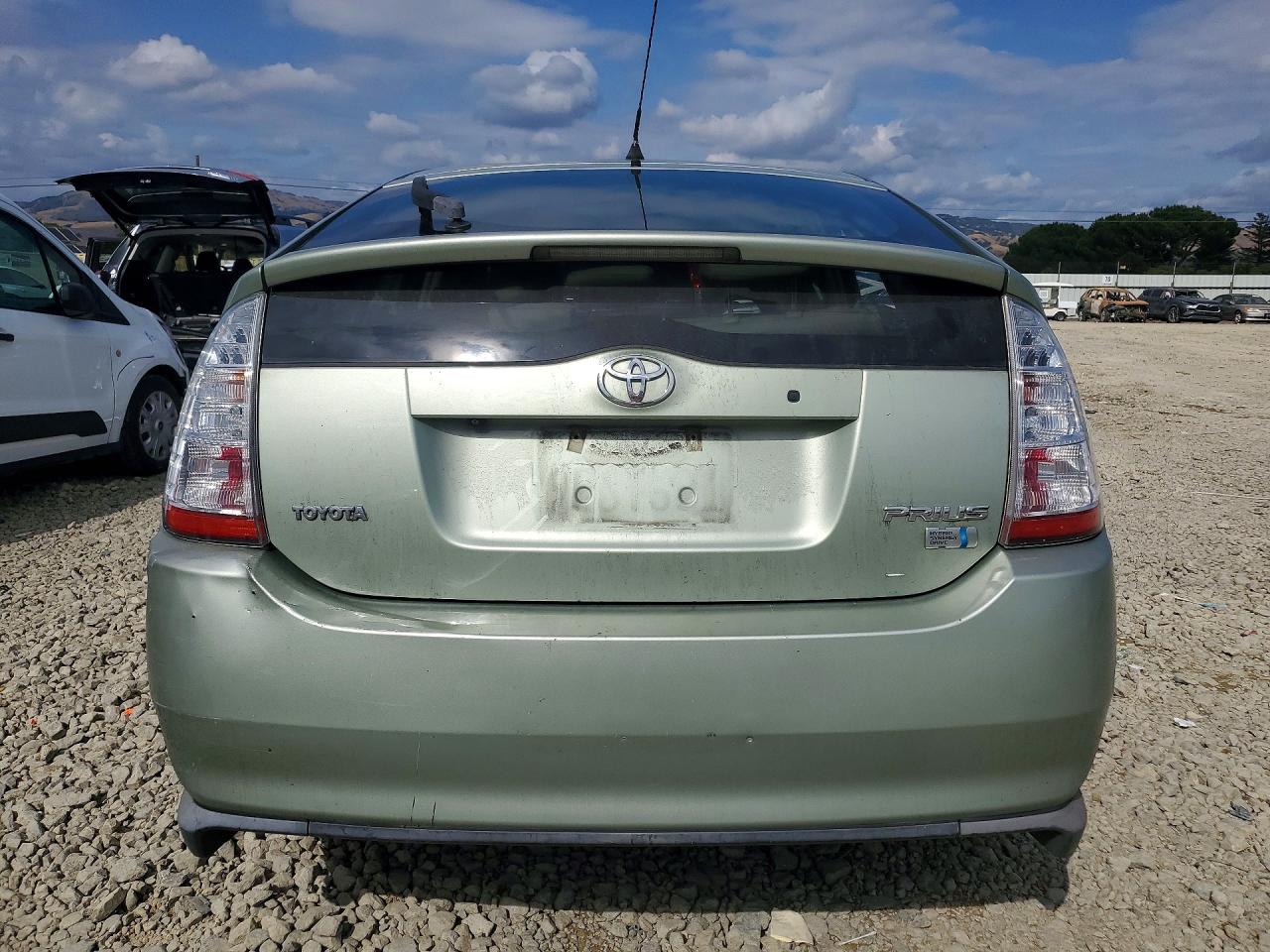 2007 Toyota Prius Base Green vin: JTDKB20U477661467