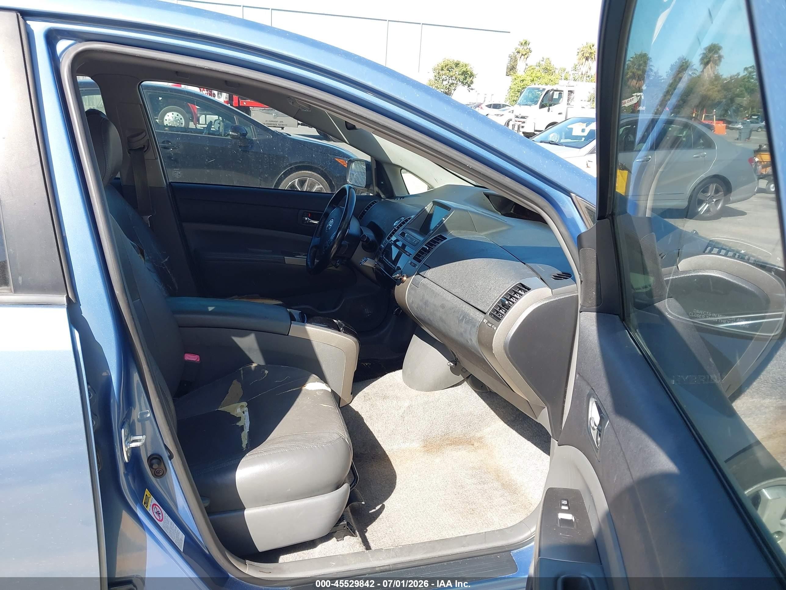 2007 Toyota Prius   Light Blue vin: JTDKB20U477661761