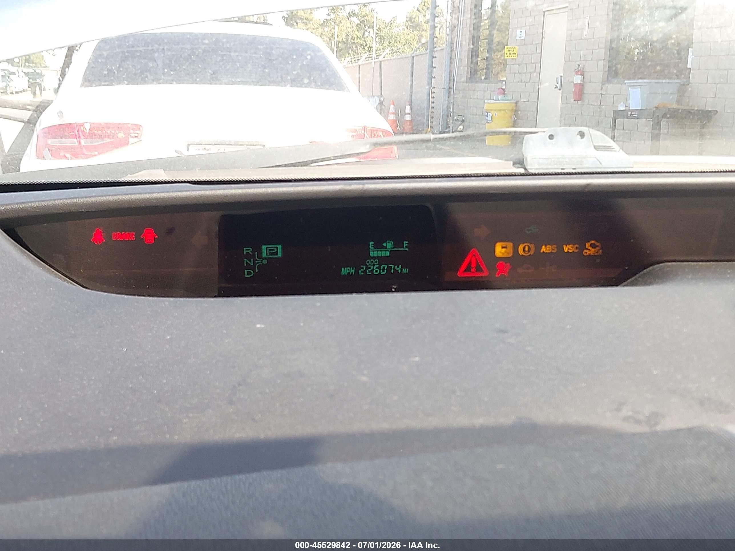 2007 Toyota Prius   Light Blue vin: JTDKB20U477661761