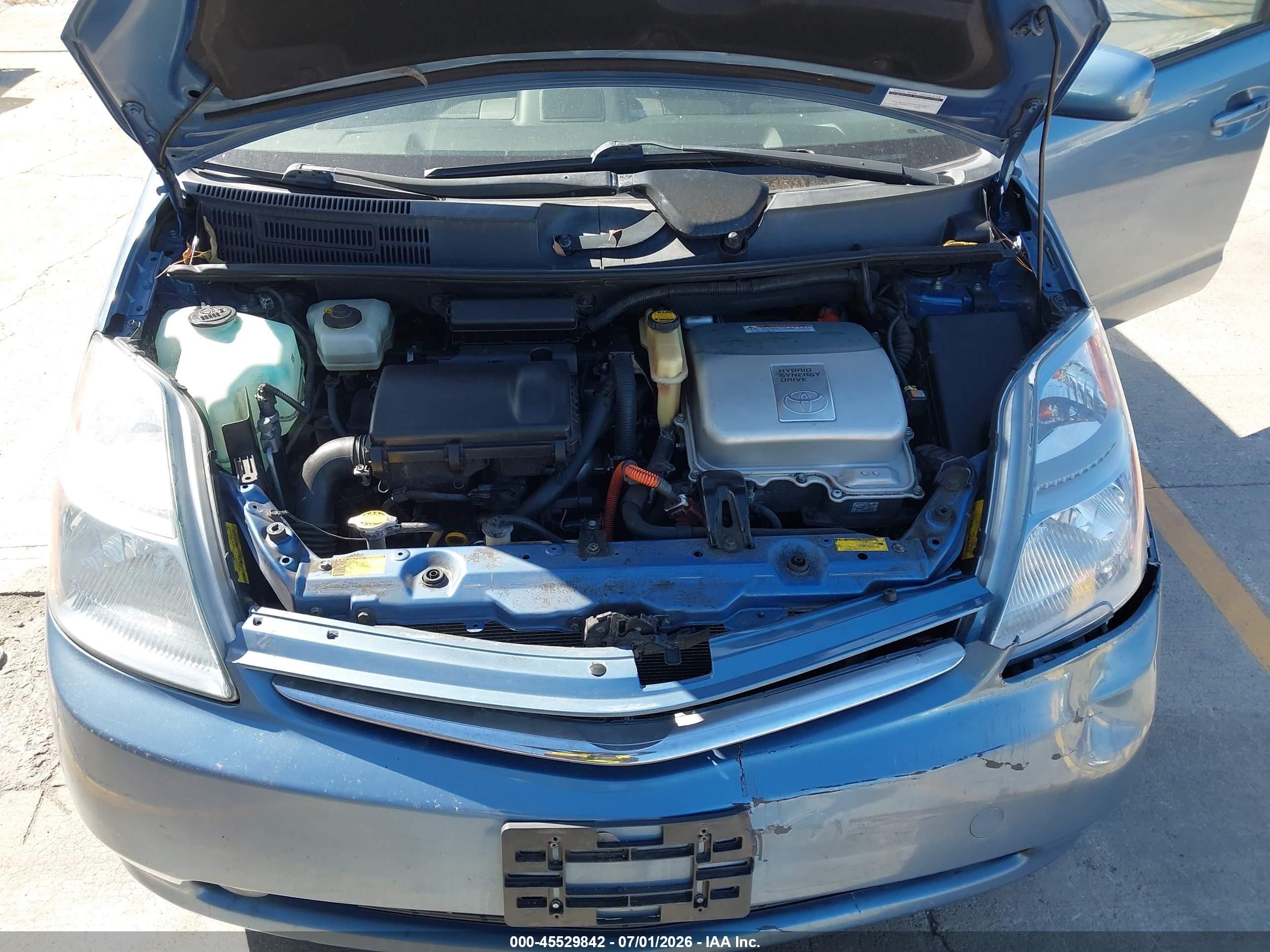 2007 Toyota Prius   Light Blue vin: JTDKB20U477661761