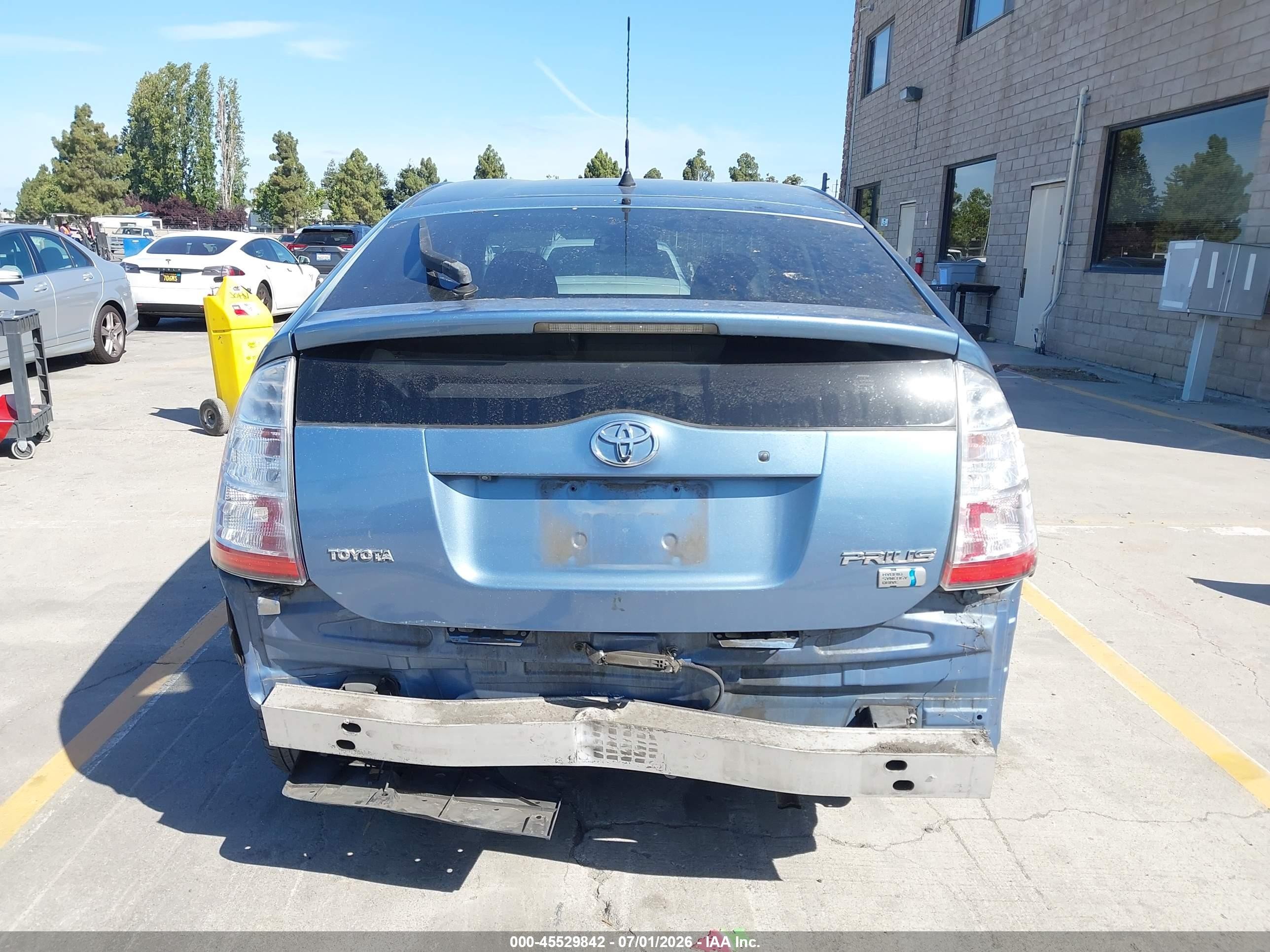 2007 Toyota Prius   Light Blue vin: JTDKB20U477661761