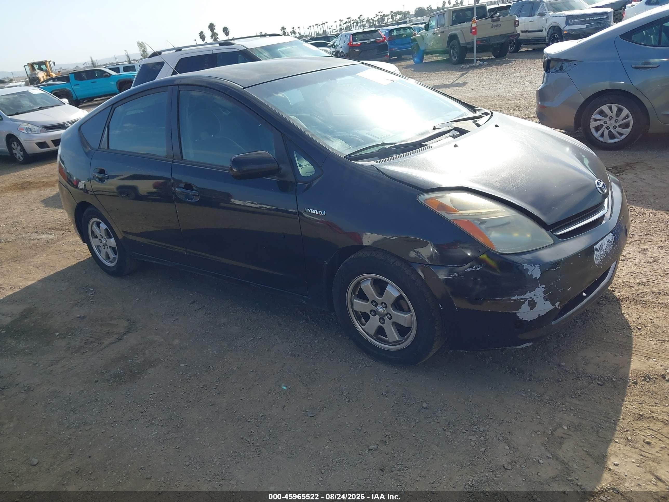 2007 Toyota Prius   Black vin: JTDKB20U477676549