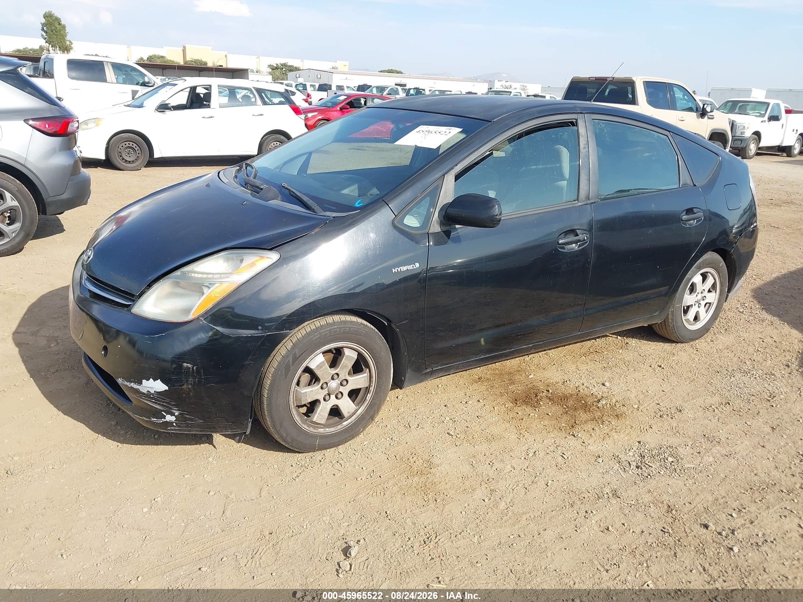 2007 Toyota Prius   Black vin: JTDKB20U477676549