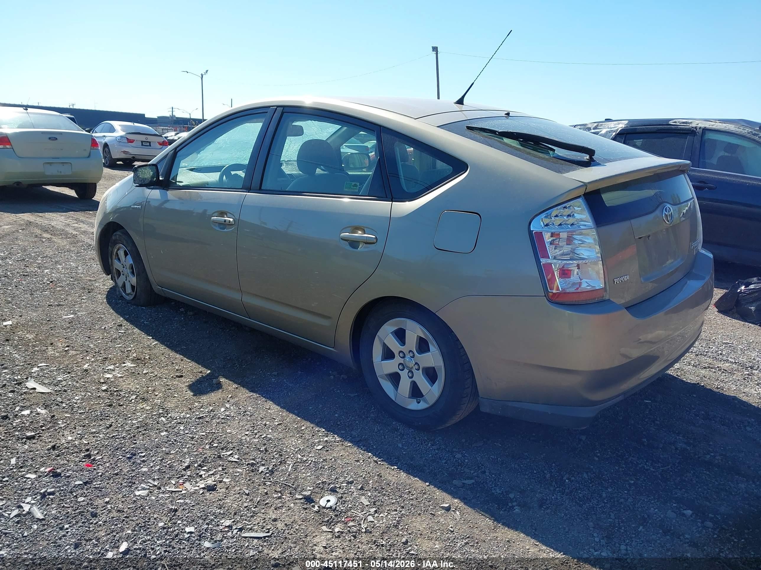 2007 Toyota Prius   Beige vin: JTDKB20U477693271