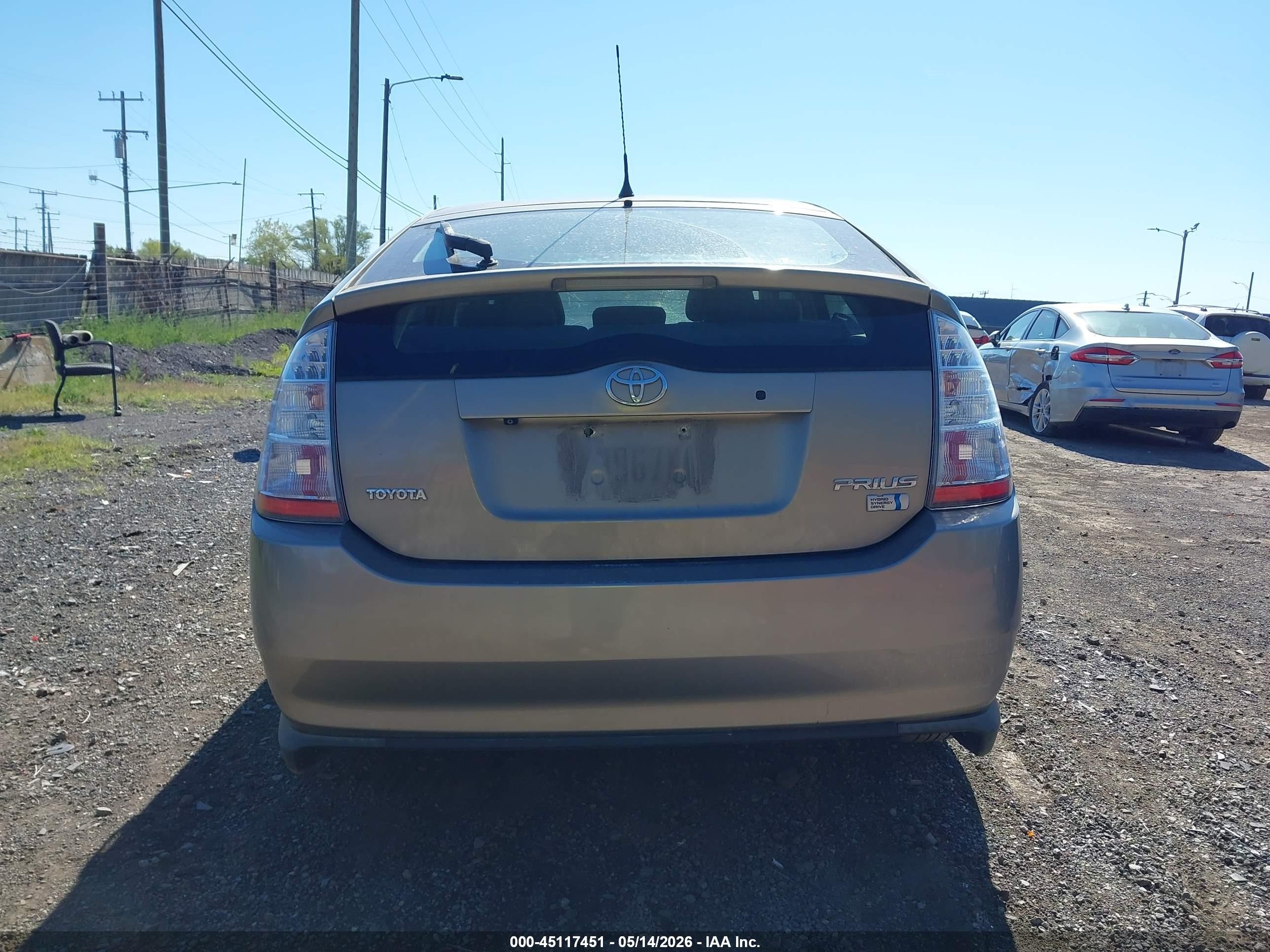 2007 Toyota Prius   Beige vin: JTDKB20U477693271