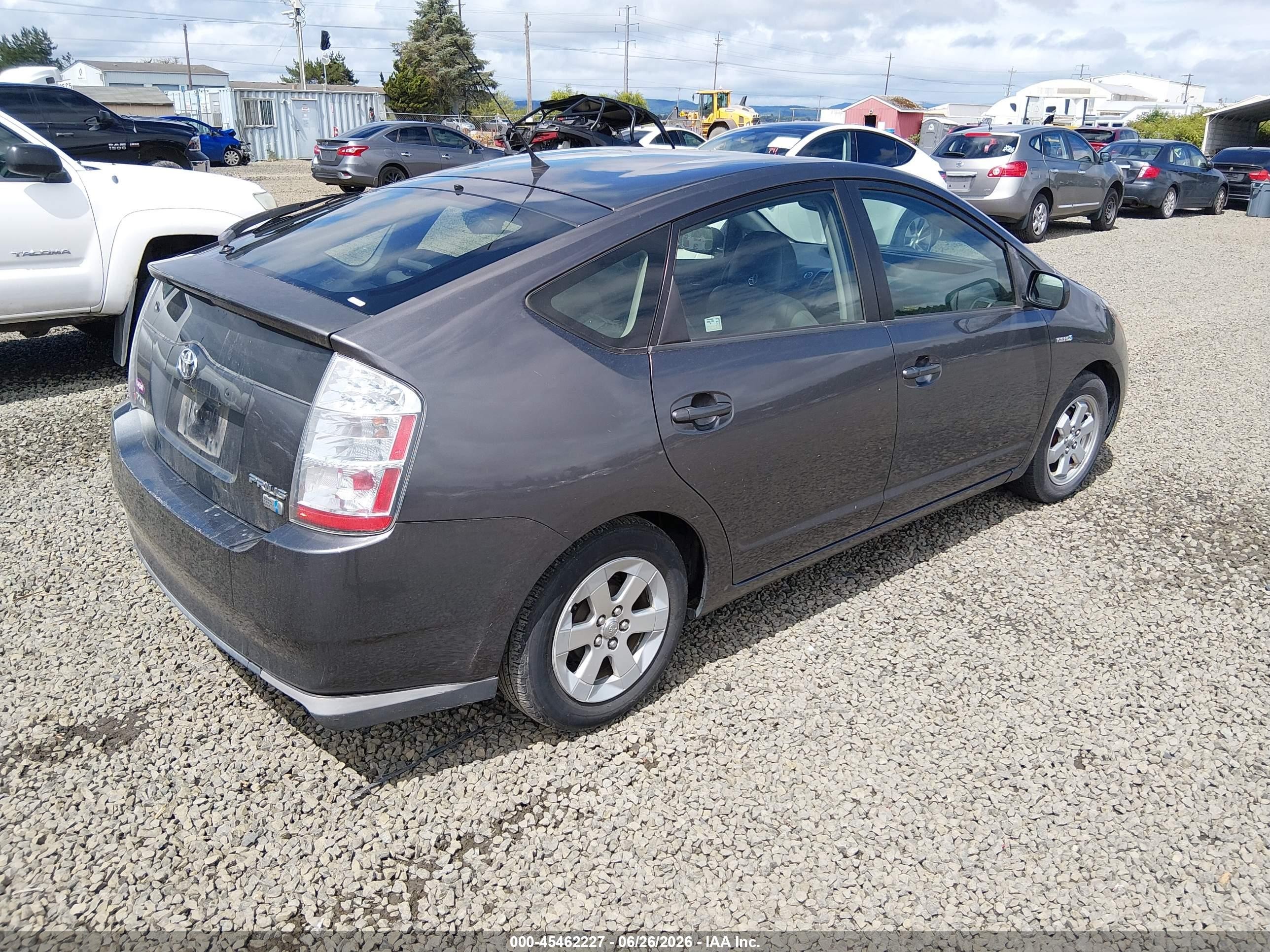 2008 Toyota Prius   Black vin: JTDKB20U483339226