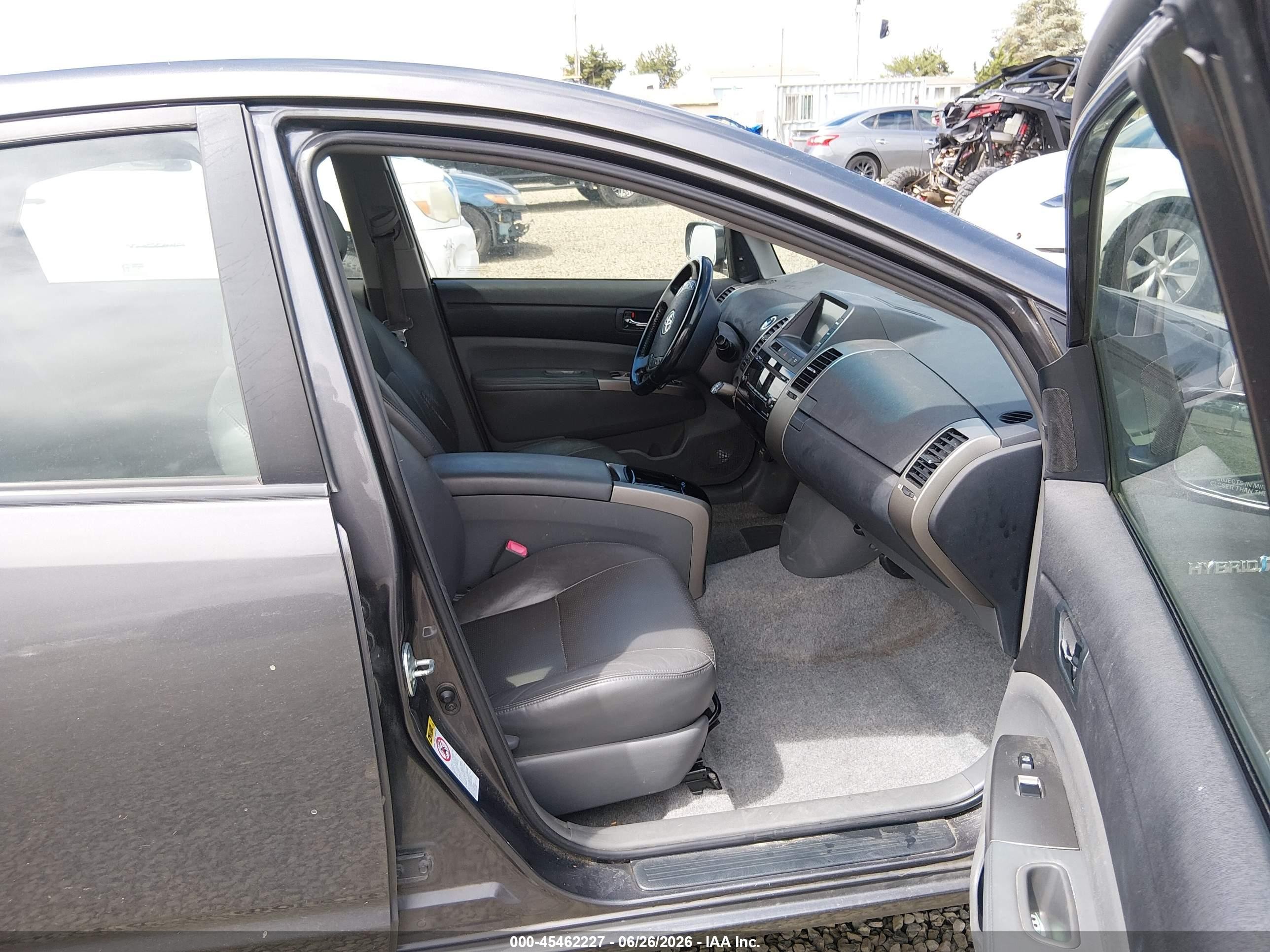 2008 Toyota Prius   Black vin: JTDKB20U483339226