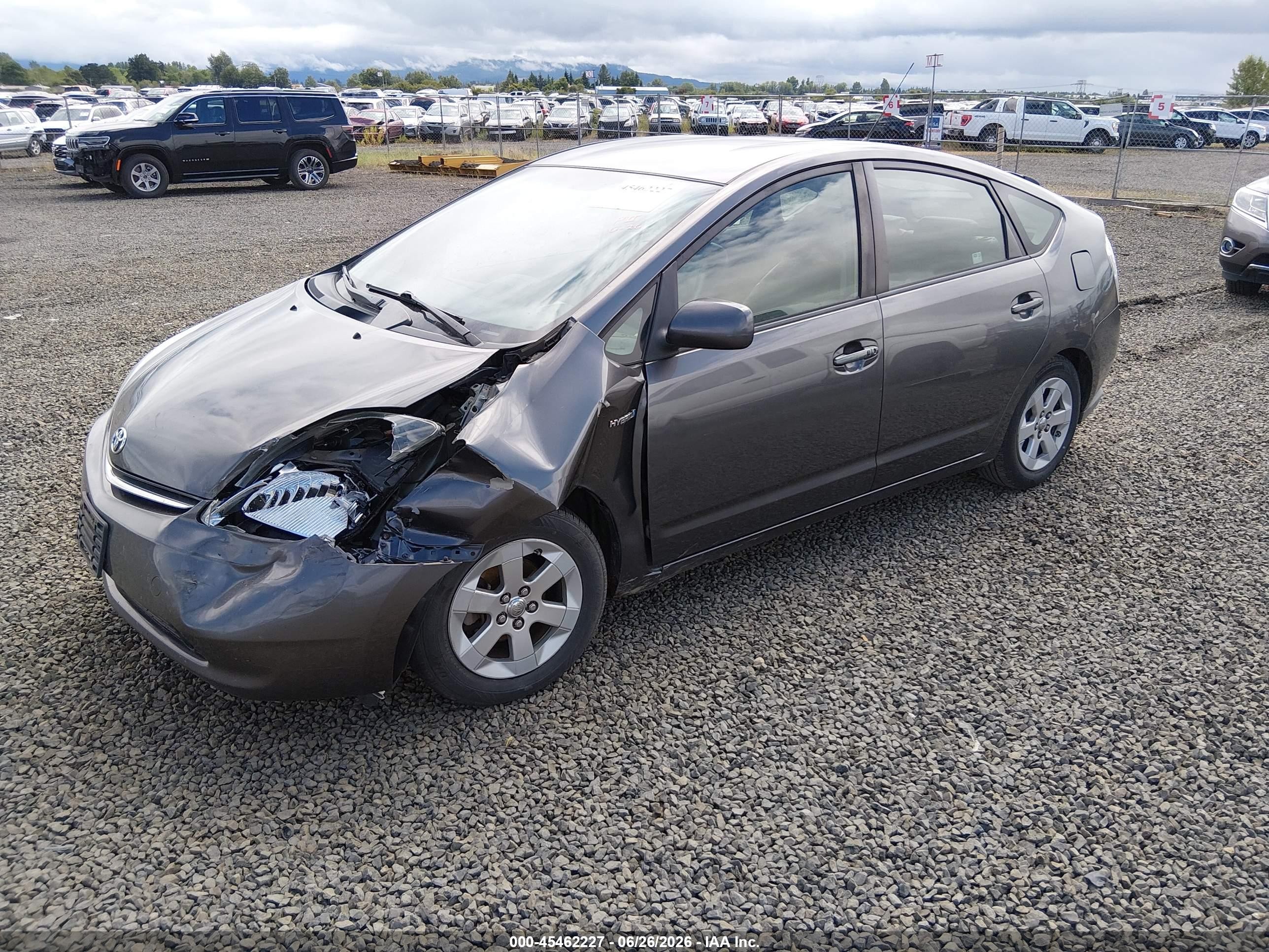 2008 Toyota Prius   Black vin: JTDKB20U483339226
