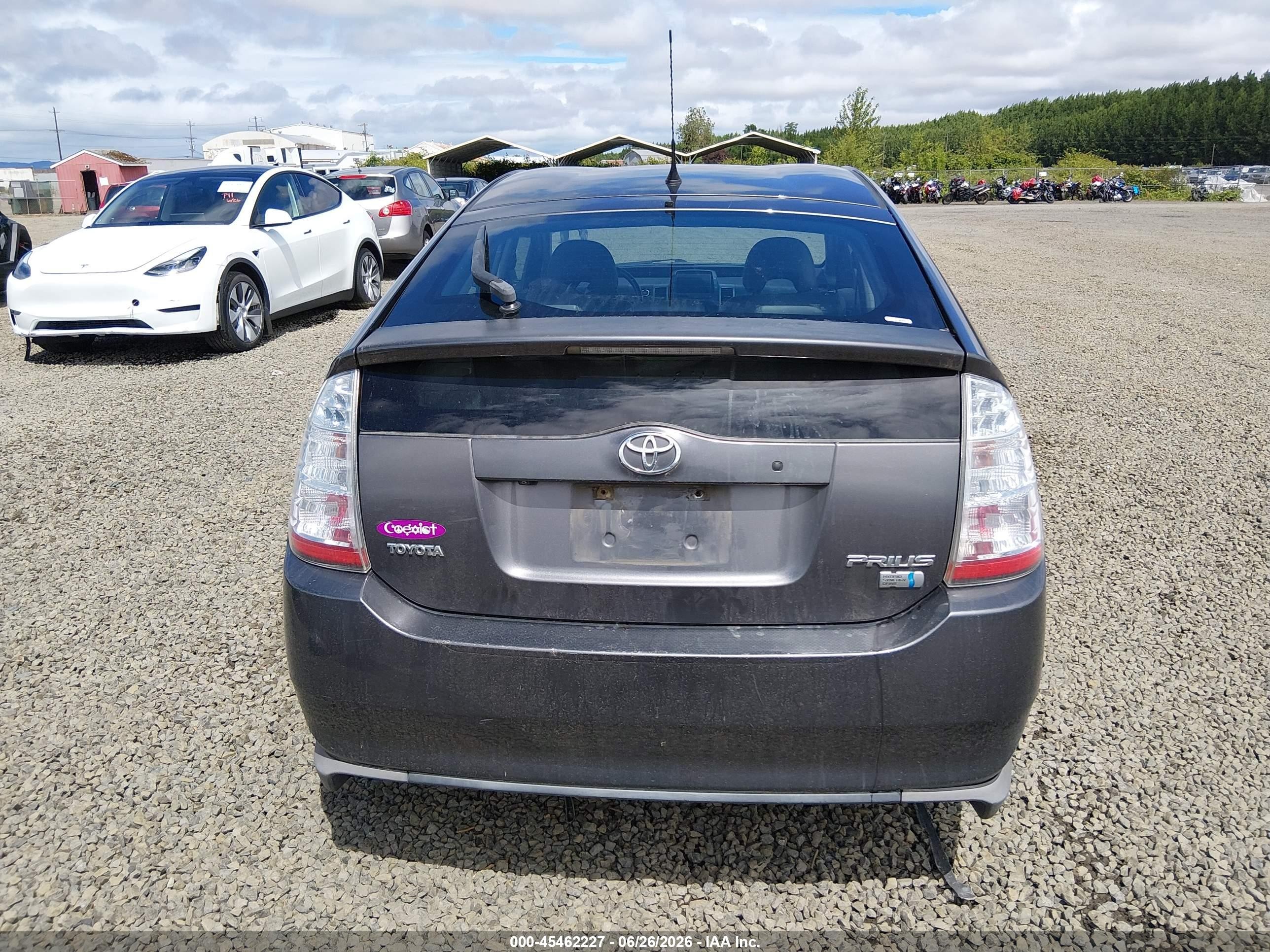 2008 Toyota Prius   Black vin: JTDKB20U483339226