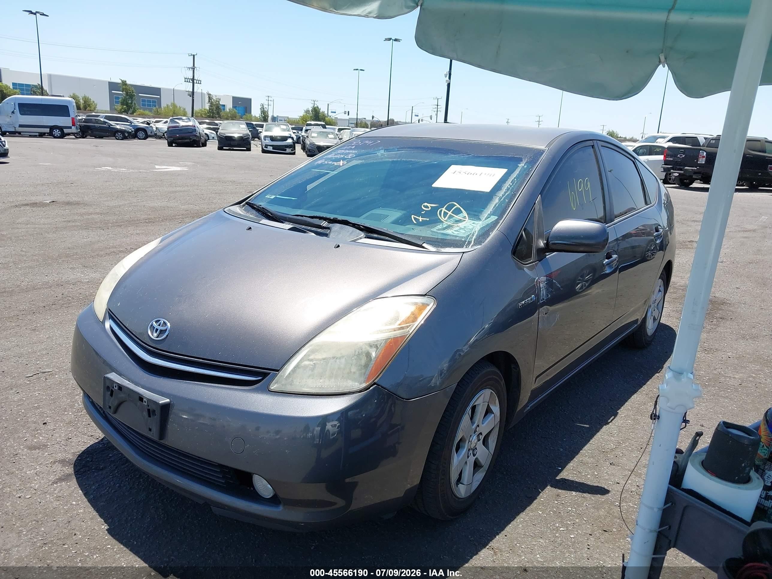 2008 Toyota Prius   Gray vin: JTDKB20U483341624