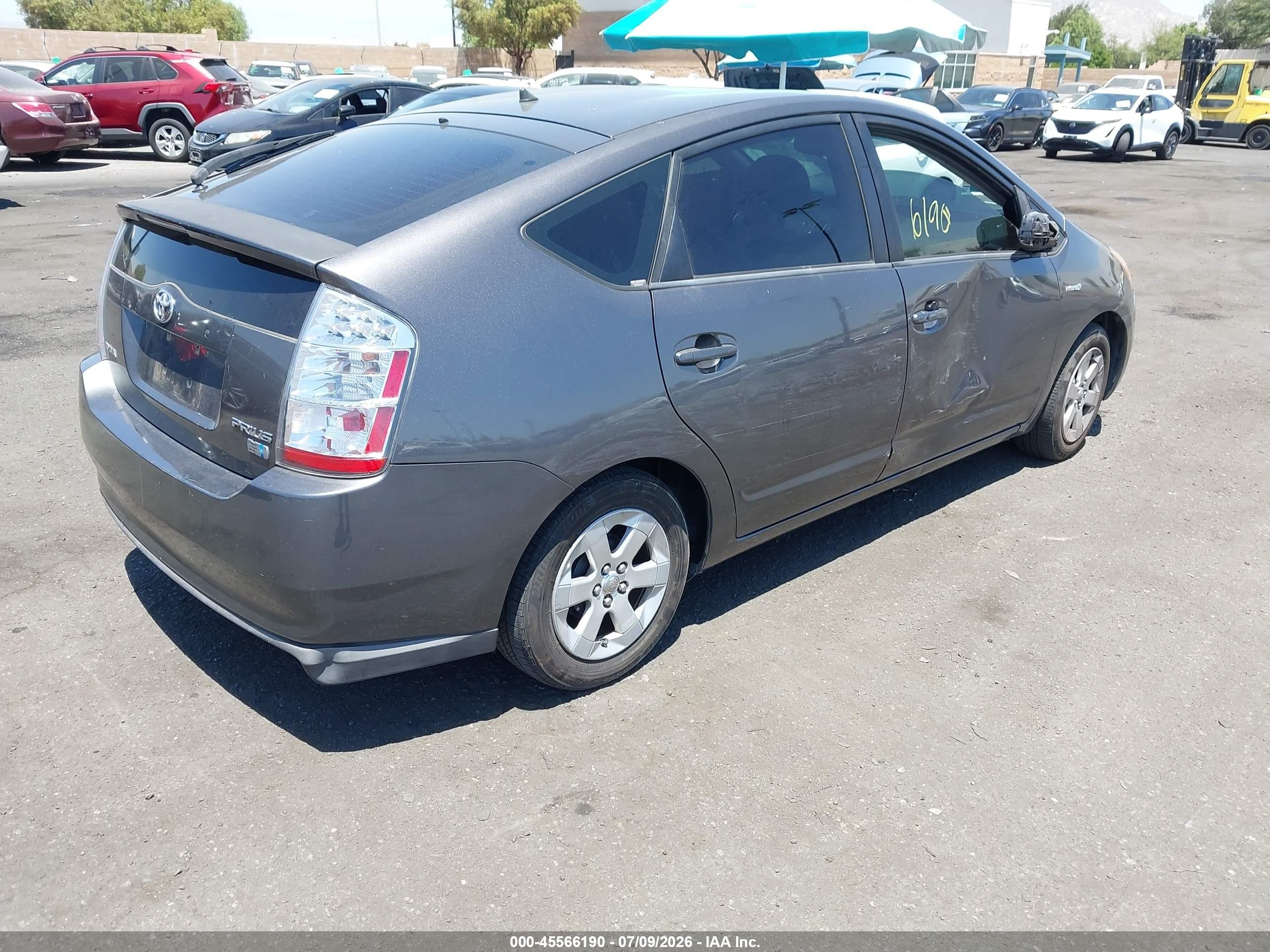 2008 Toyota Prius   Gray vin: JTDKB20U483341624