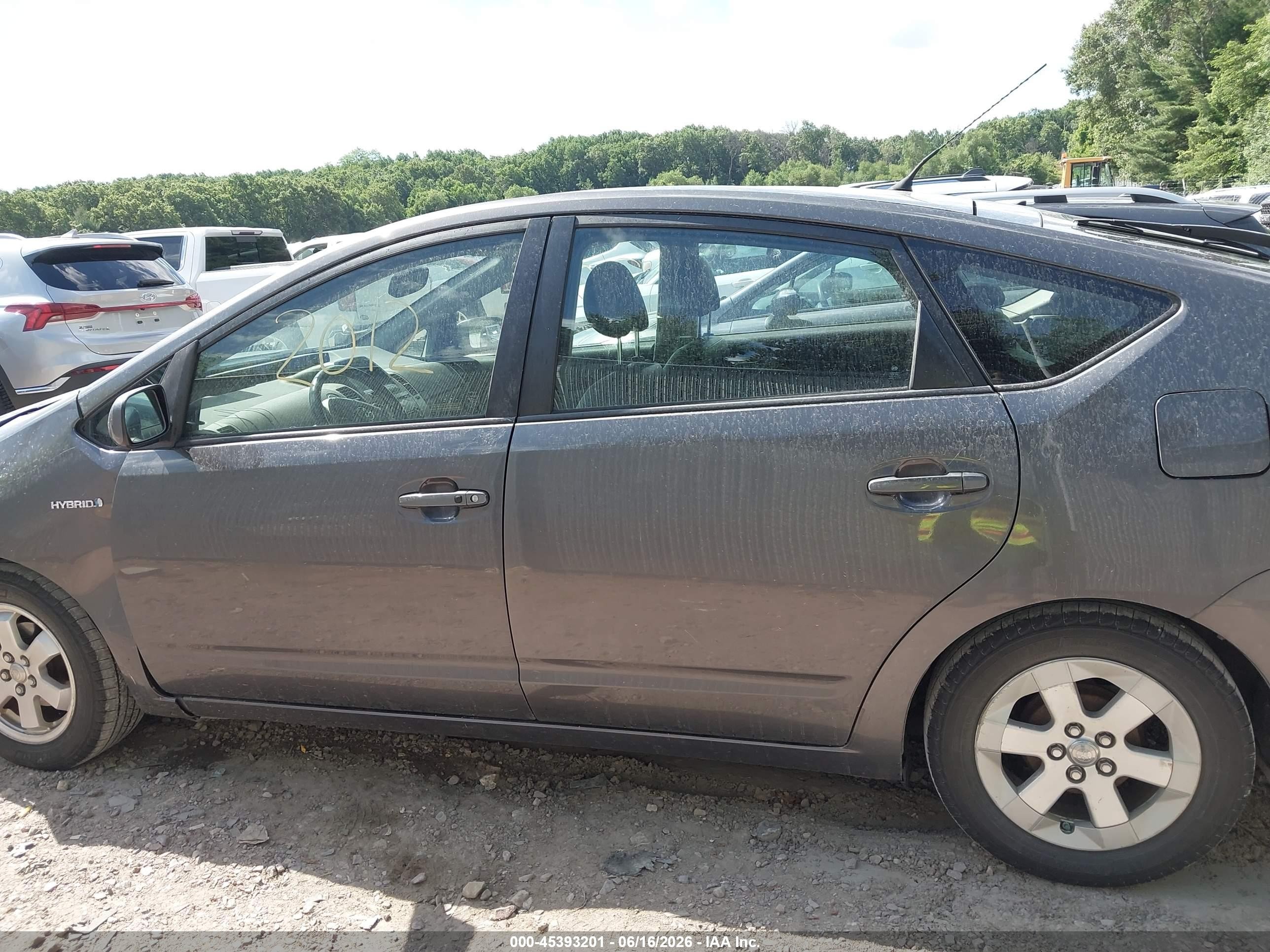 2008 Toyota Prius   Gray vin: JTDKB20U483356480
