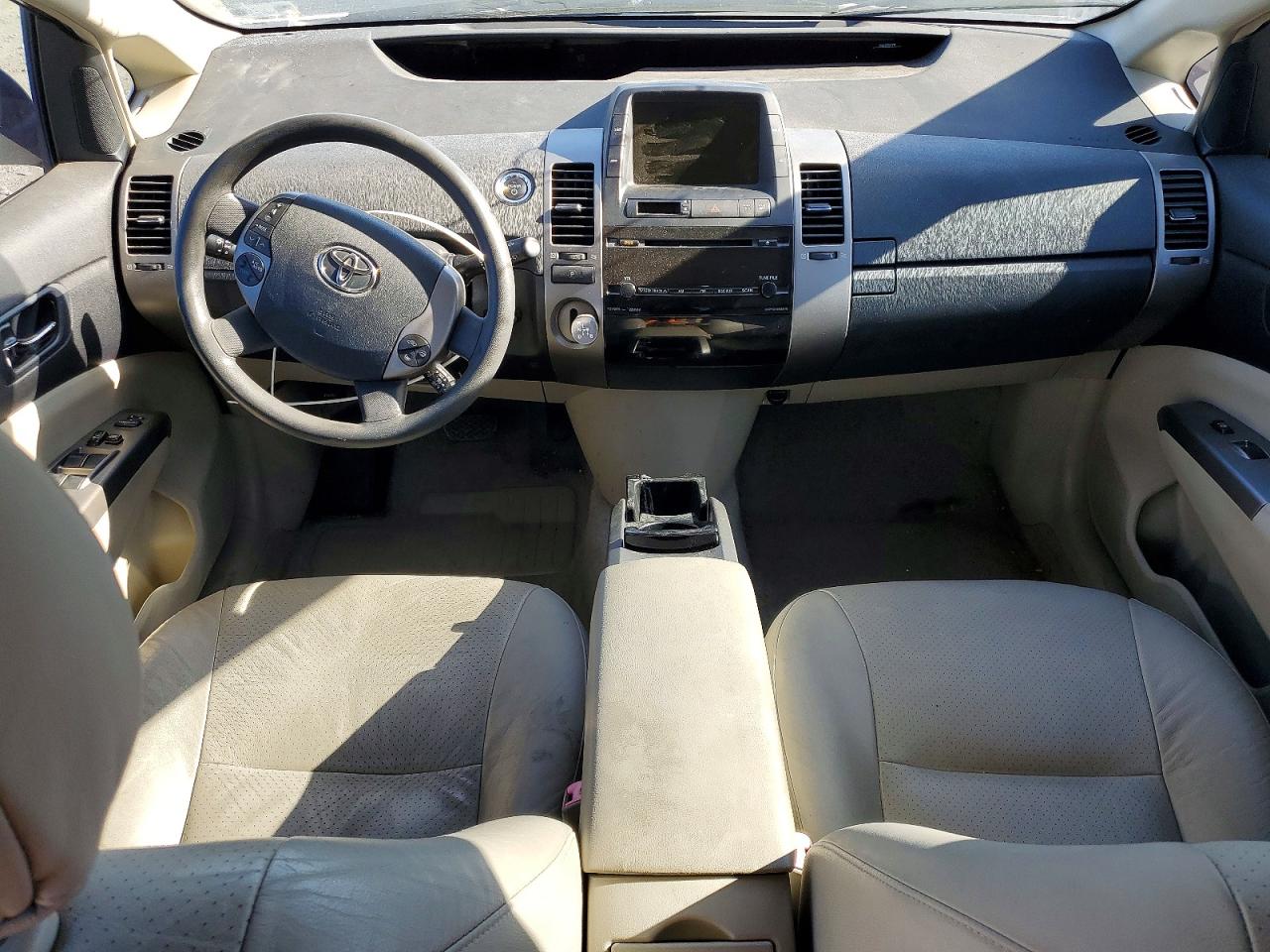 2008 Toyota Prius Base White vin: JTDKB20U483373683