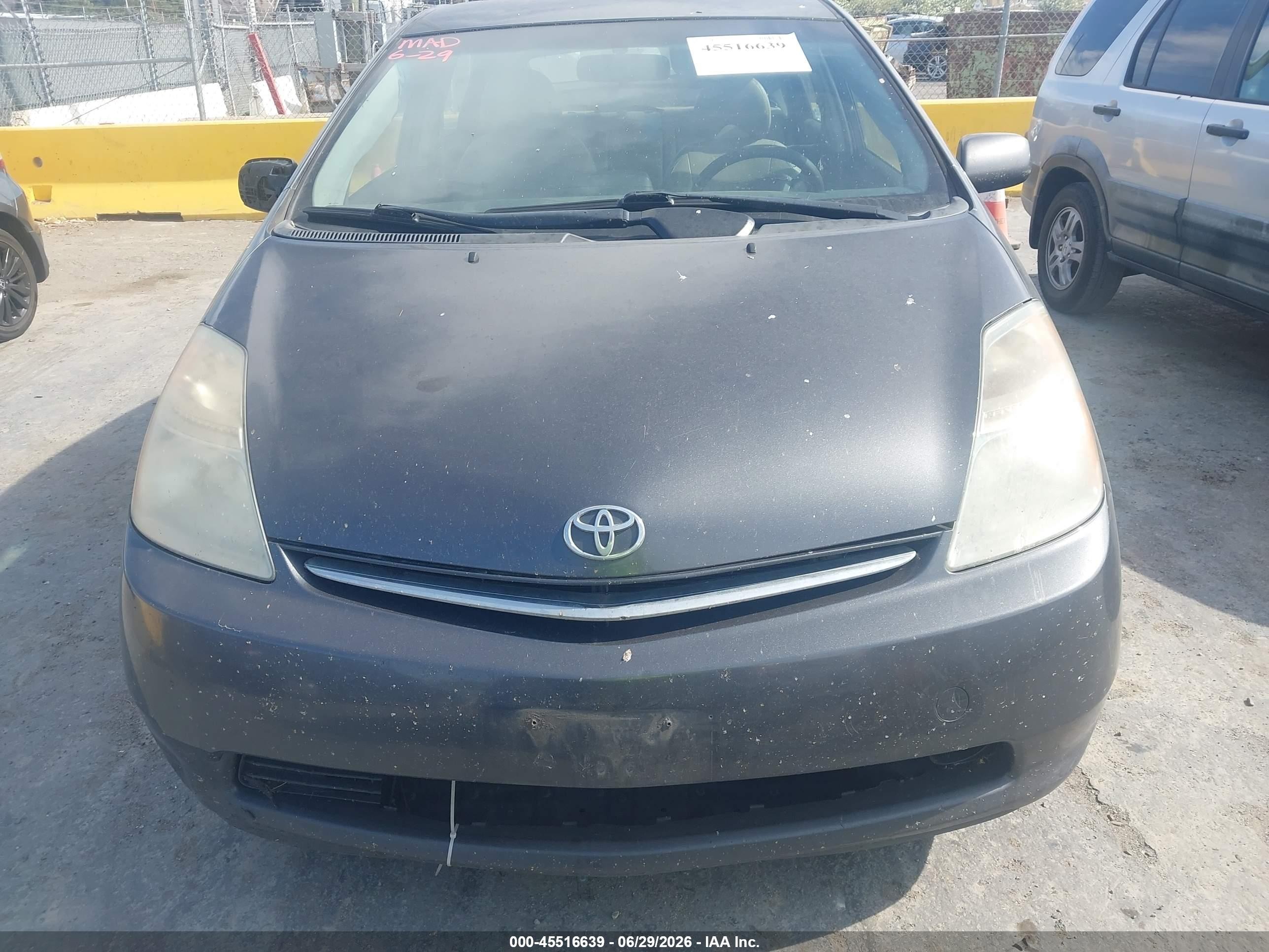 2008 Toyota Prius   Gray vin: JTDKB20U483376678