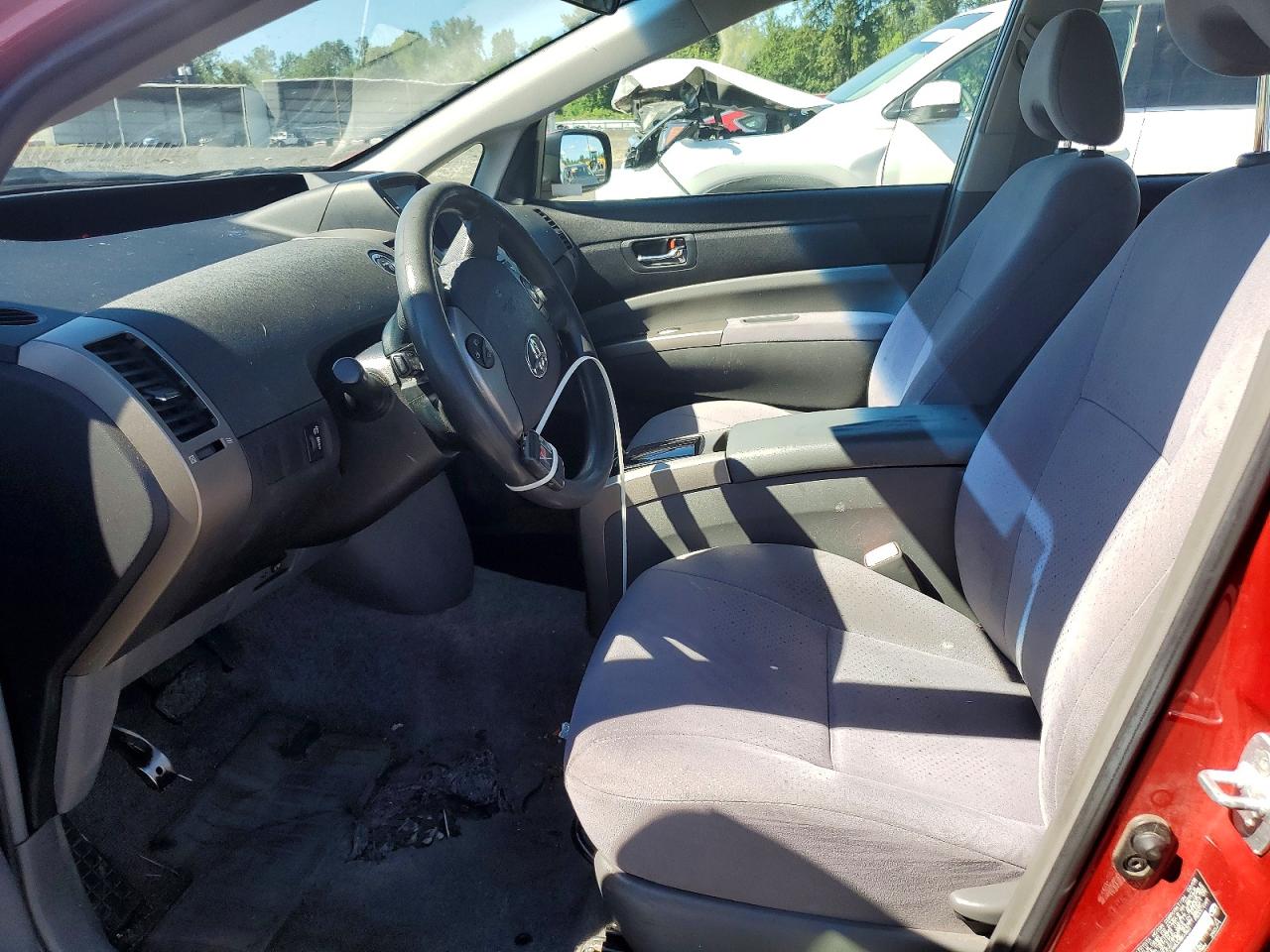 2008 Toyota Prius Base Red vin: JTDKB20U483380360