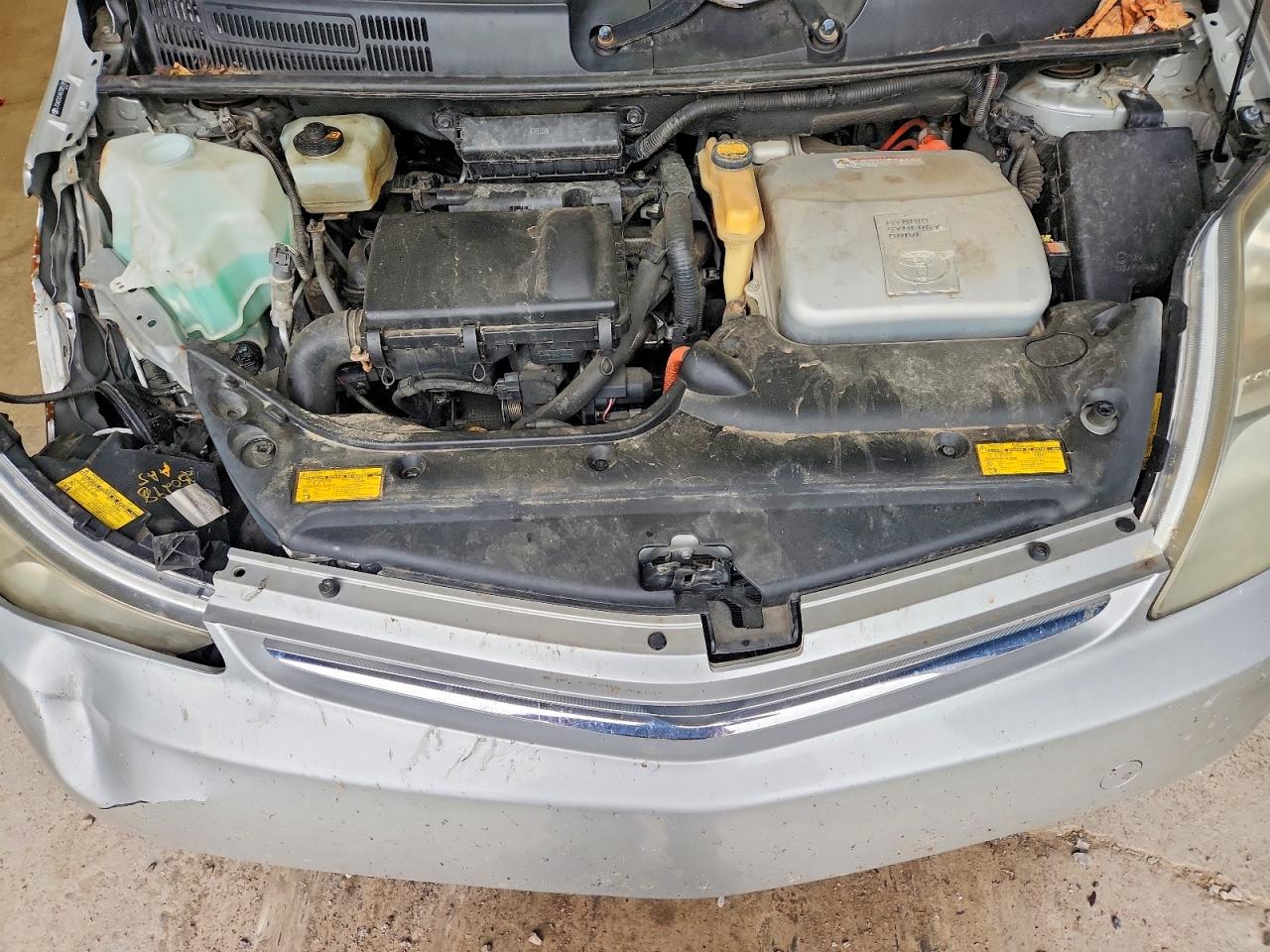 2008 Toyota Prius Base Silver vin: JTDKB20U483385185