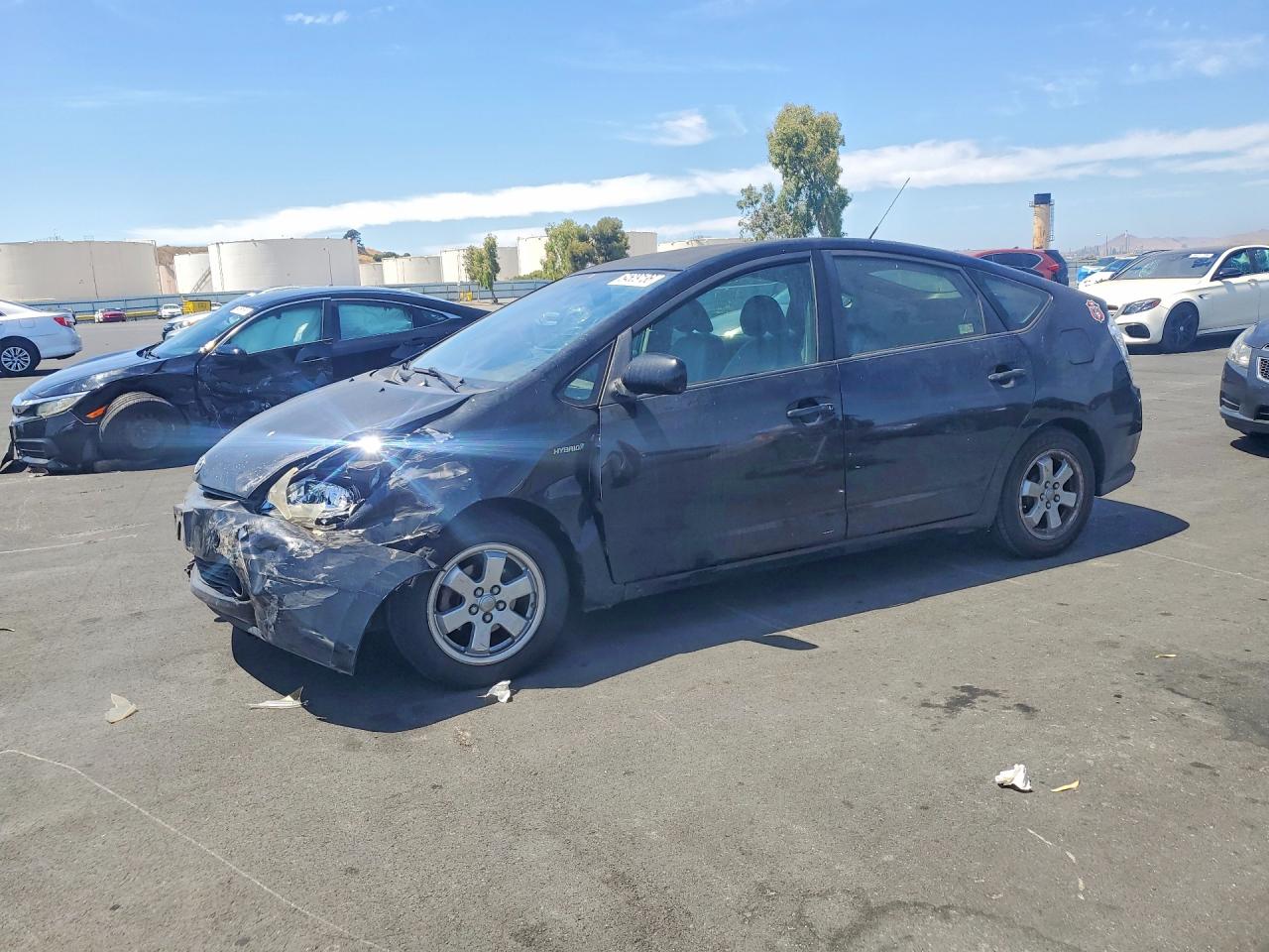2008 Toyota Prius Base Black vin: JTDKB20U483392380
