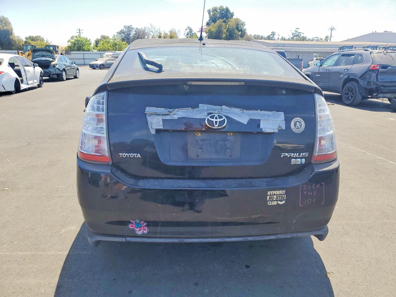 2008 Toyota Prius Base Black vin: JTDKB20U483392380