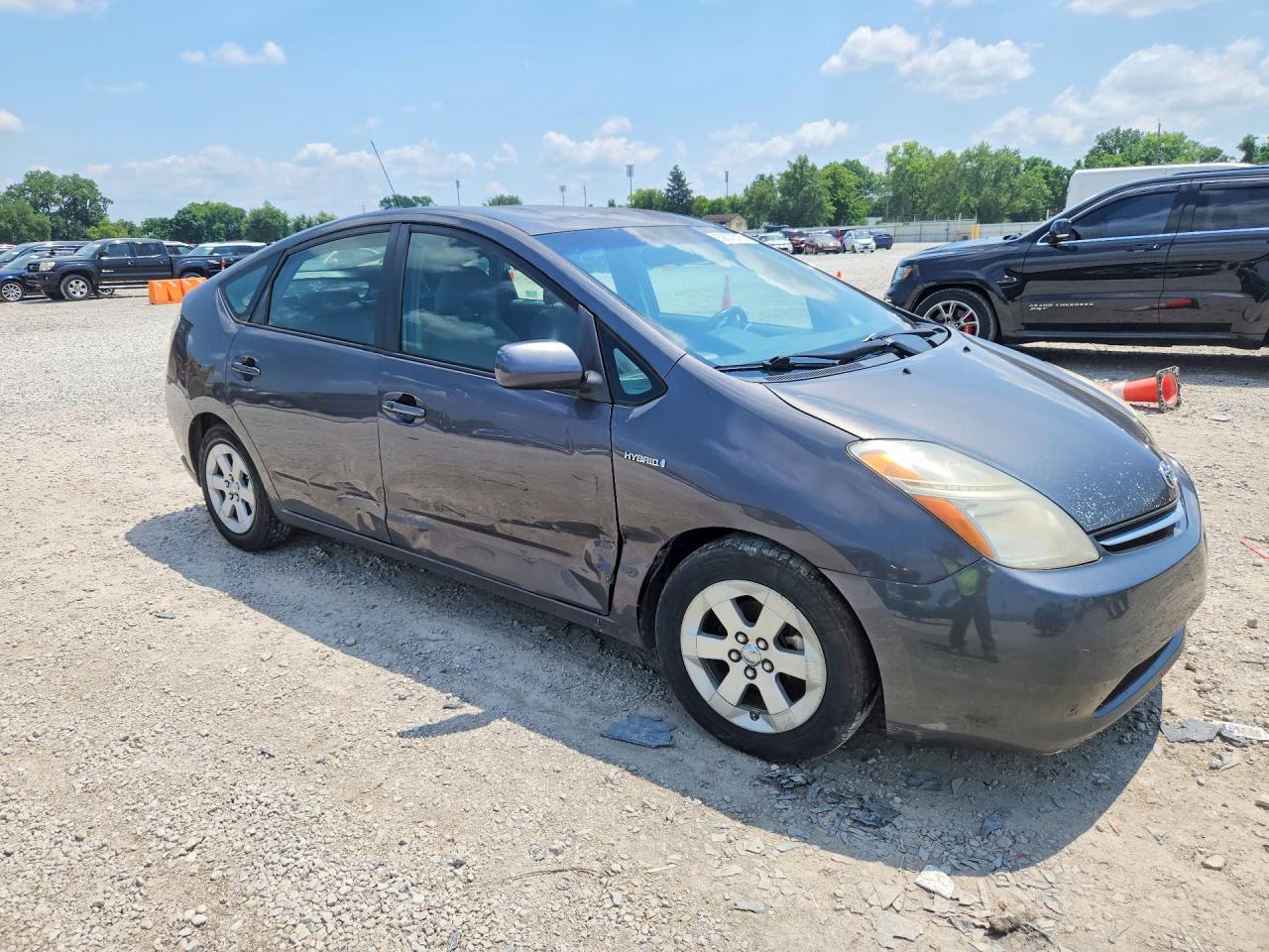 2008 Toyota Prius Base Gray vin: JTDKB20U483395439