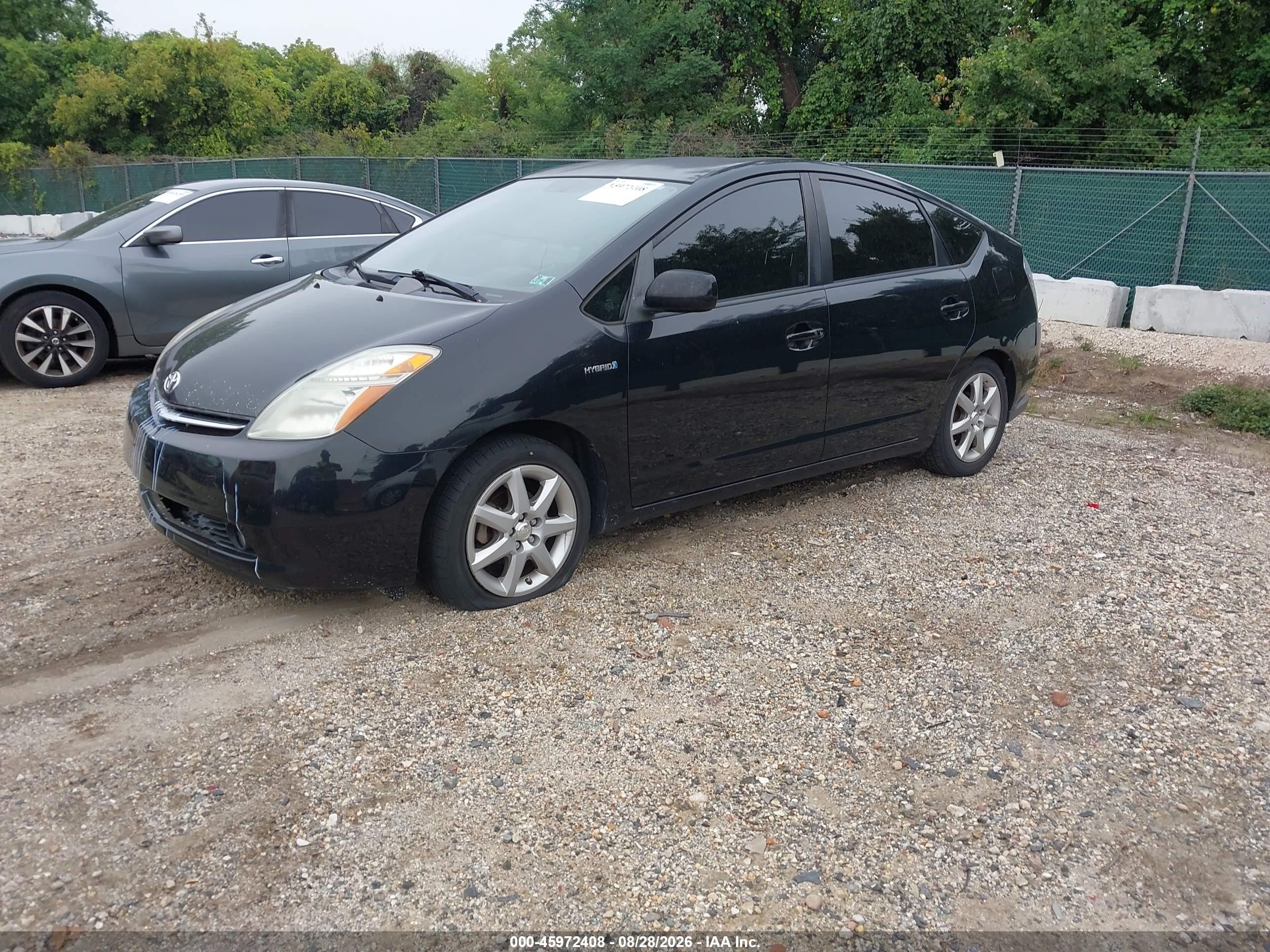 2008 Toyota Prius Touring Black vin: JTDKB20U483404575