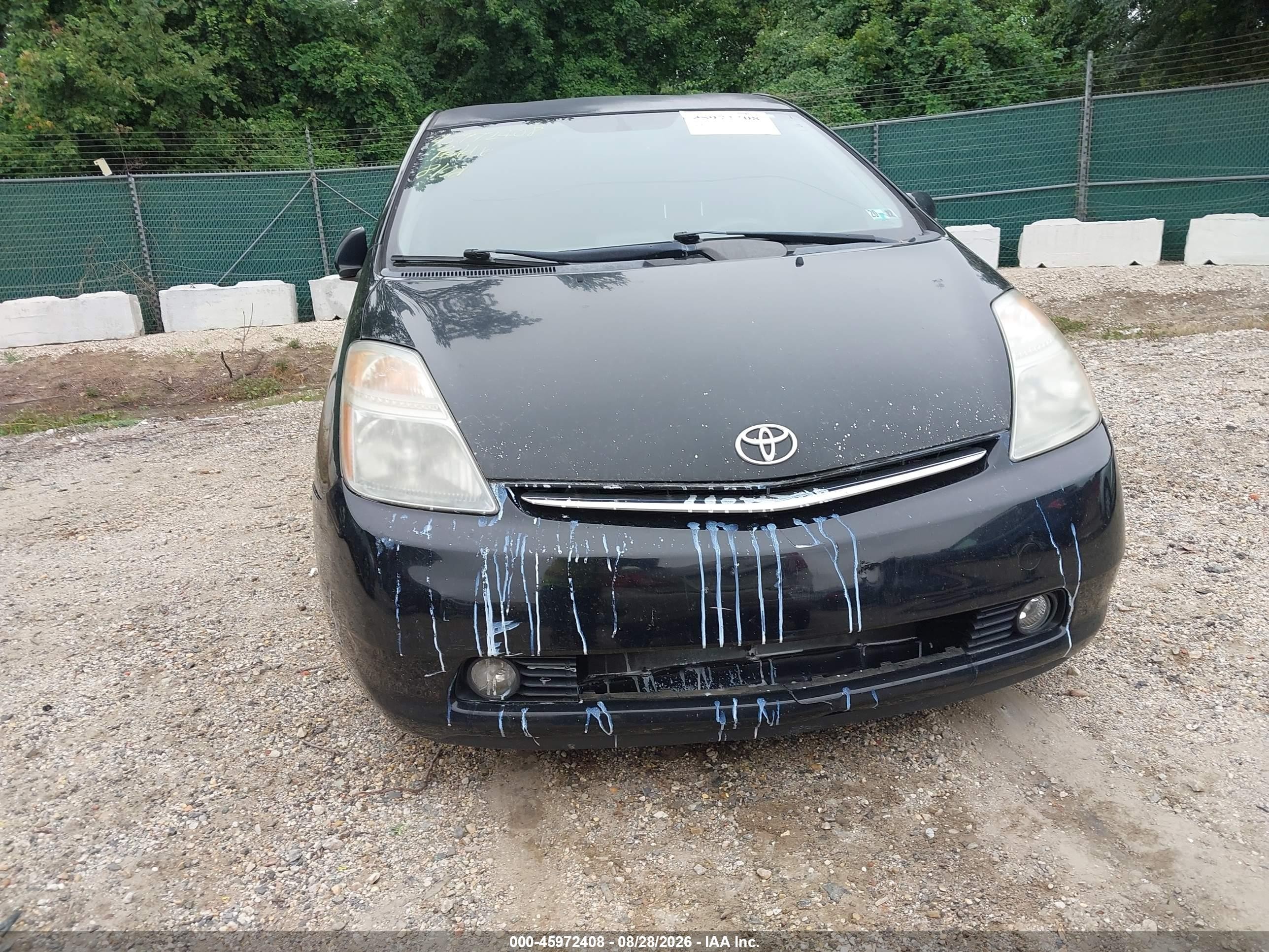 2008 Toyota Prius Touring Black vin: JTDKB20U483404575