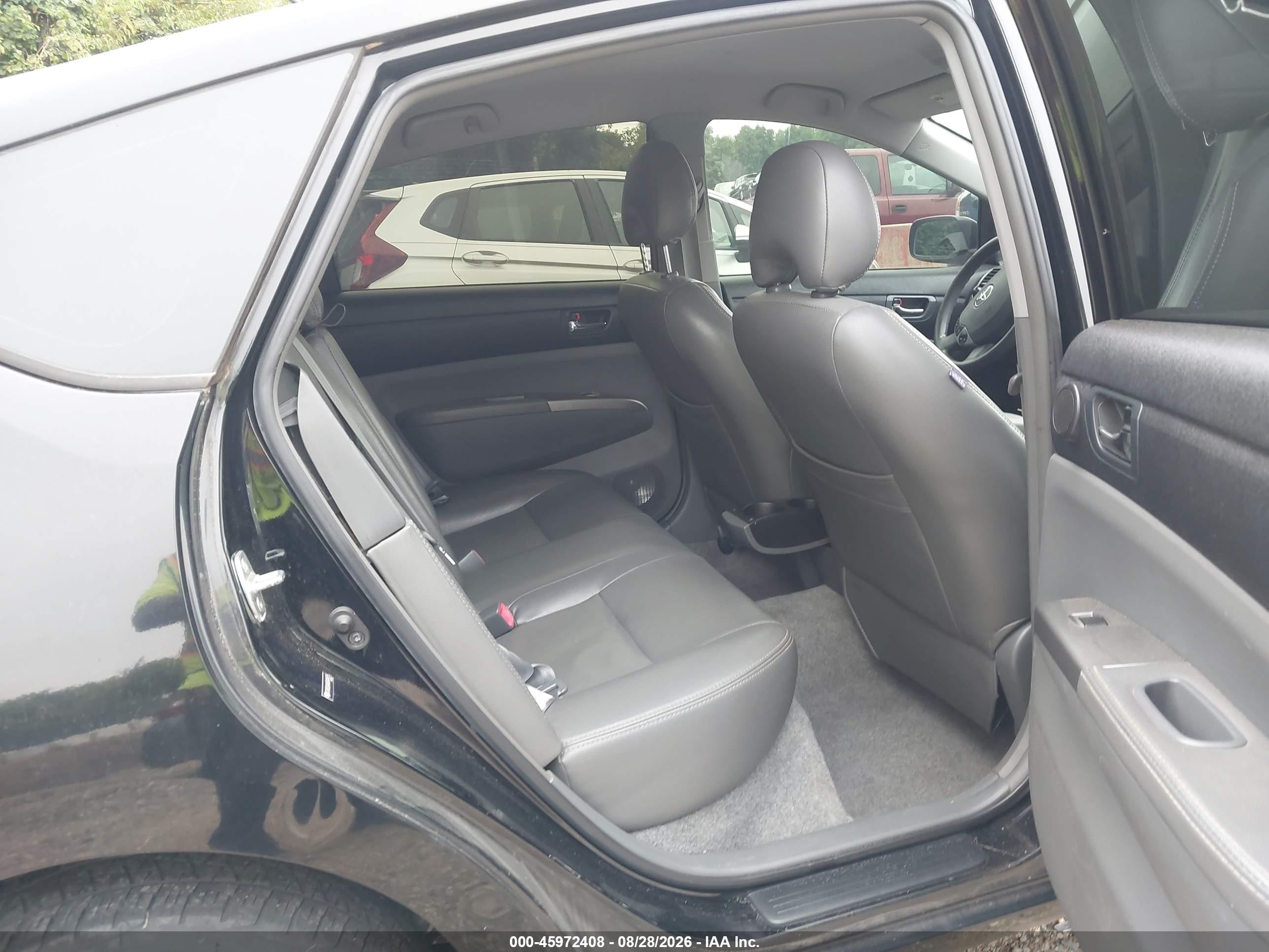 2008 Toyota Prius Touring Black vin: JTDKB20U483404575