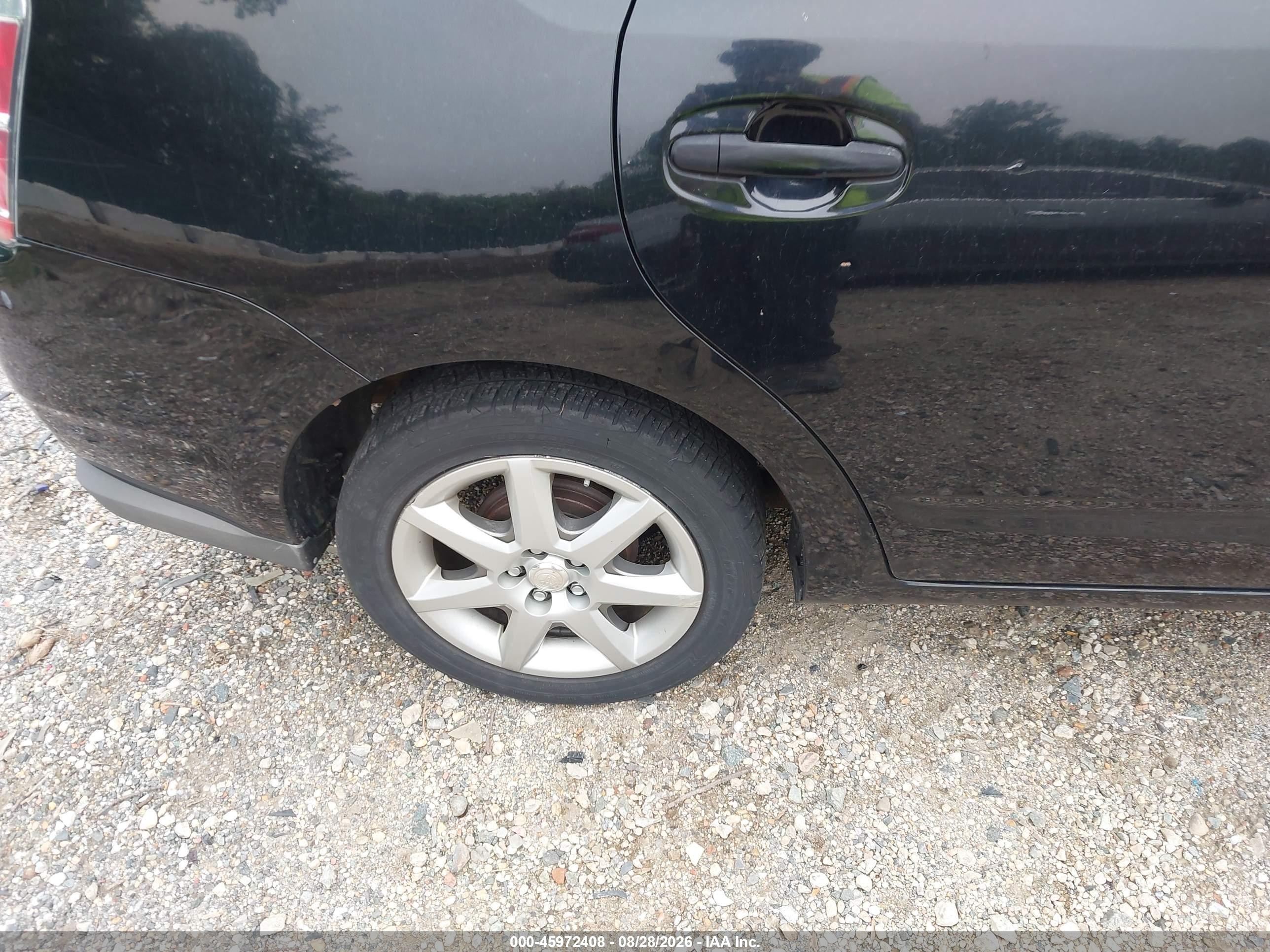 2008 Toyota Prius Touring Black vin: JTDKB20U483404575