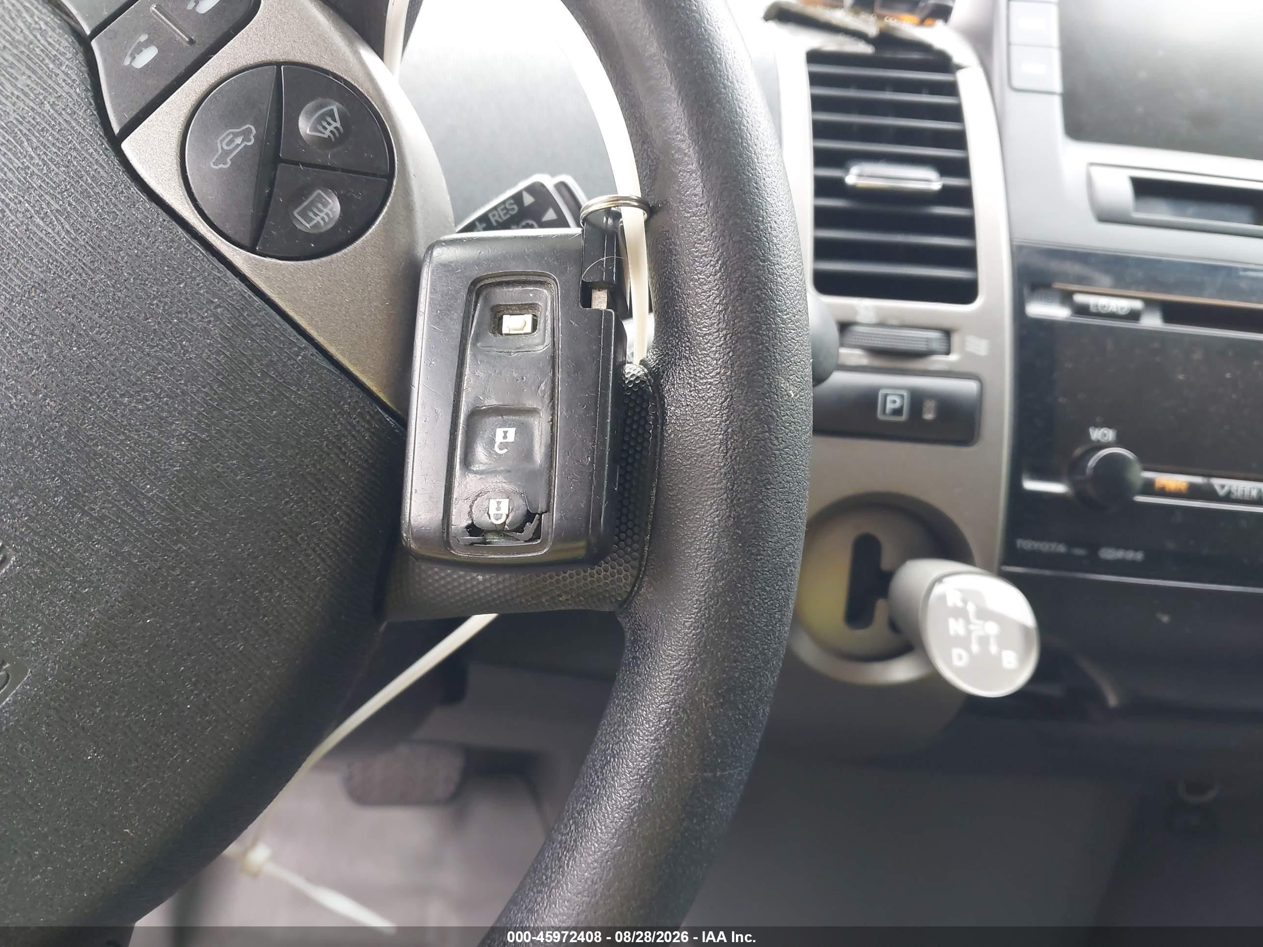 2008 Toyota Prius Touring Black vin: JTDKB20U483404575