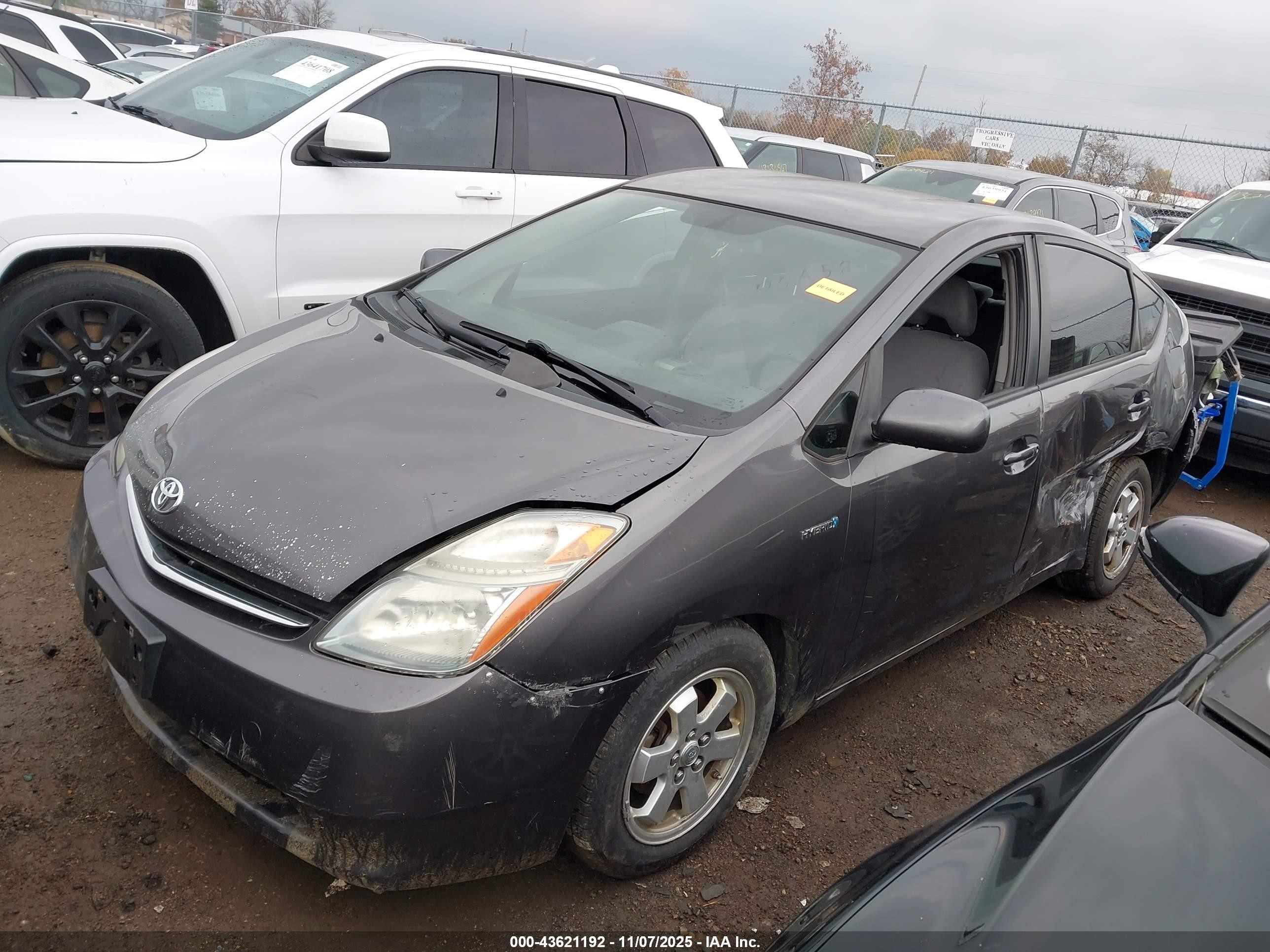 2008 Toyota Prius Touring Gray vin: JTDKB20U483420159