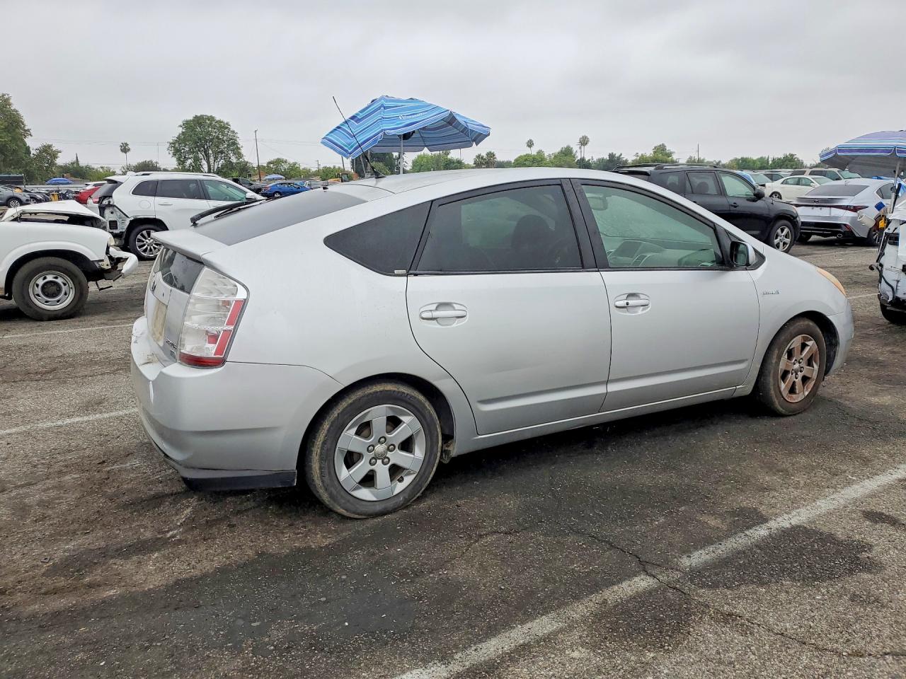 2008 Toyota Prius Base Серый vin: JTDKB20U483436992