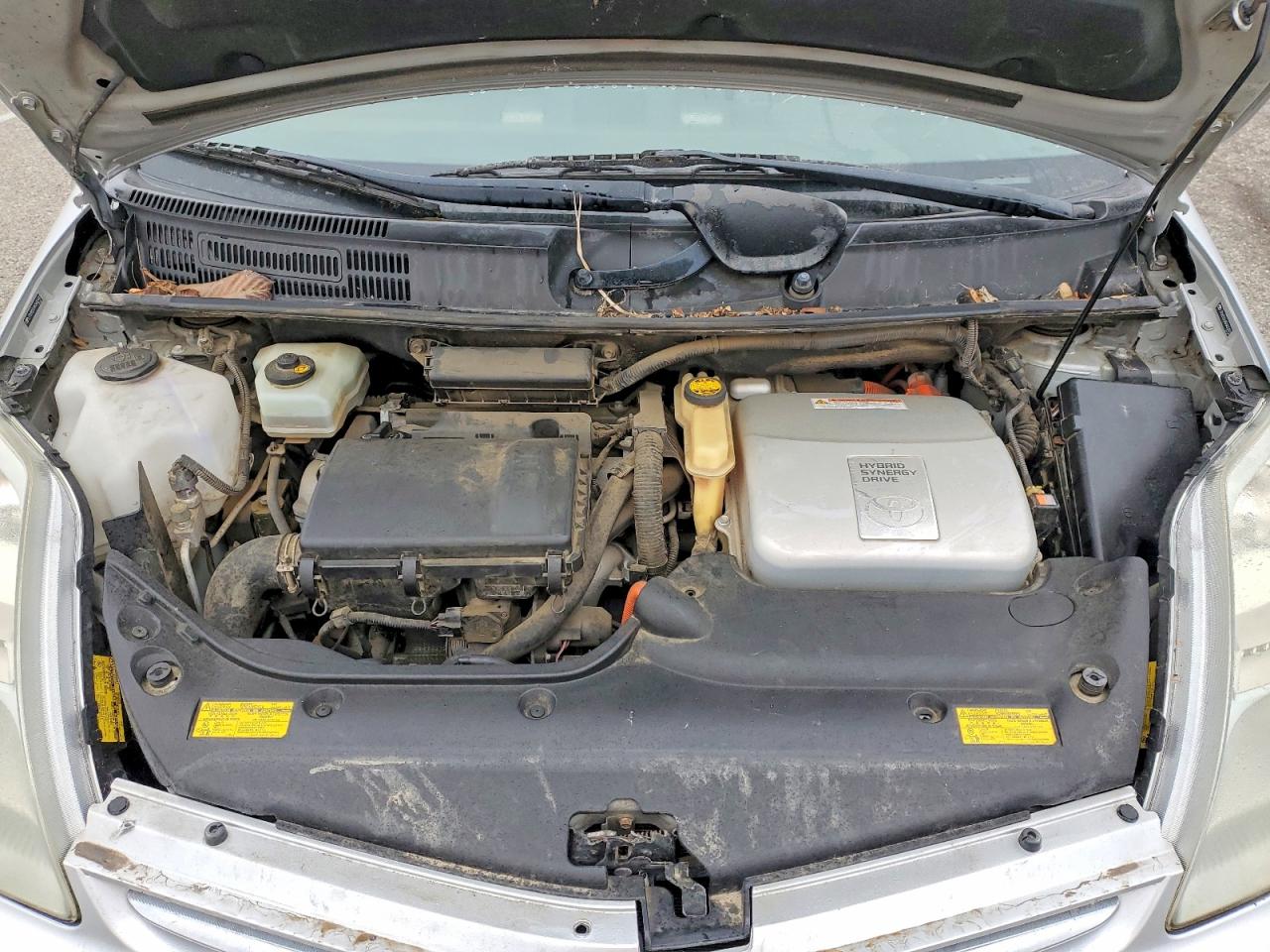 2008 Toyota Prius Base Серый vin: JTDKB20U483436992