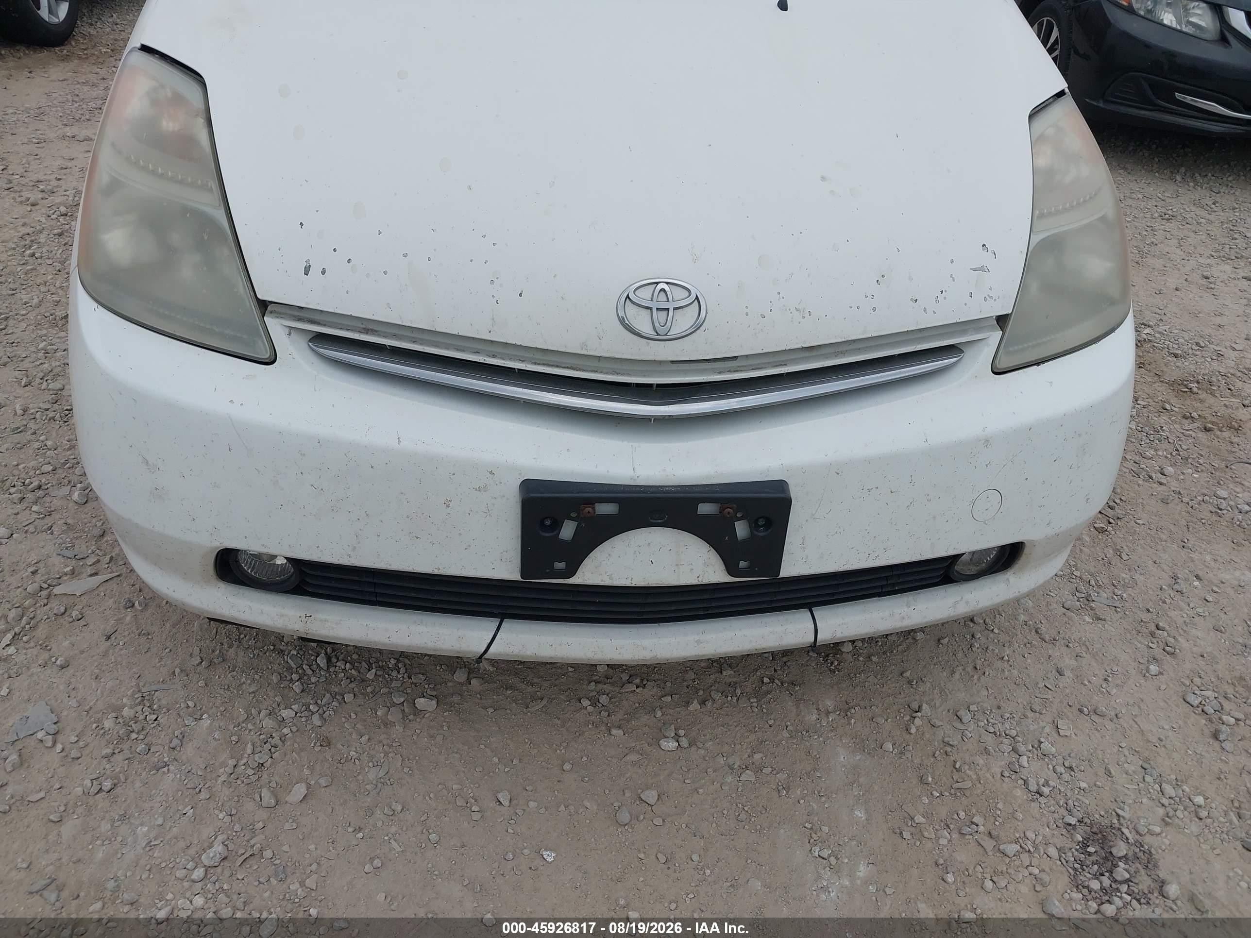 2008 Toyota Prius   White vin: JTDKB20U483437608