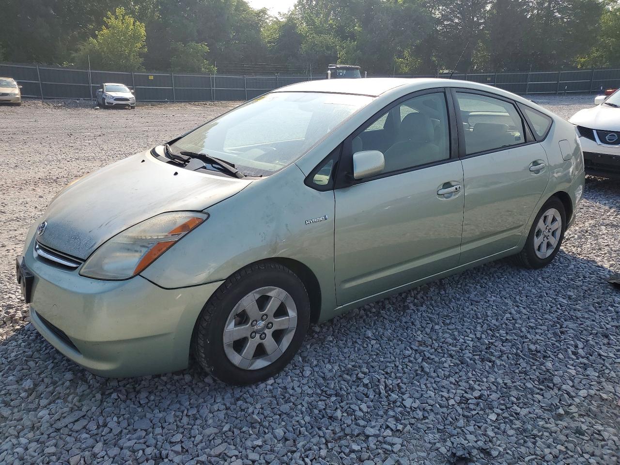 2008 Toyota Prius Base Green vin: JTDKB20U483448284