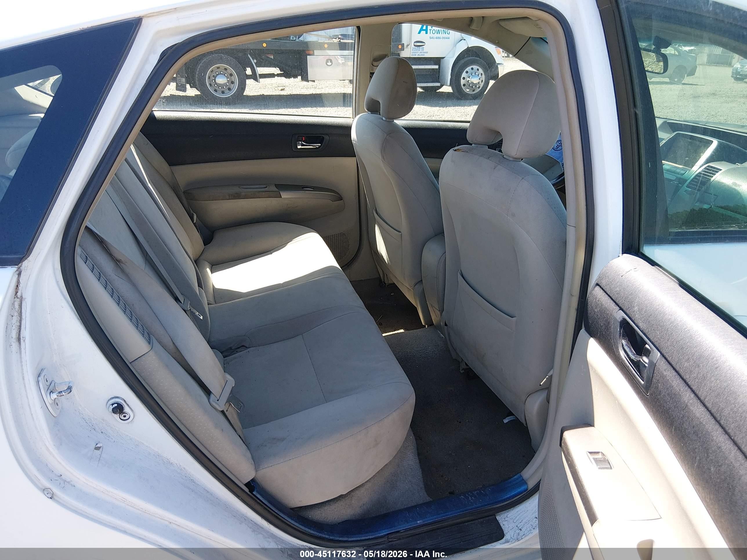 2008 Toyota Prius   White vin: JTDKB20U483448494