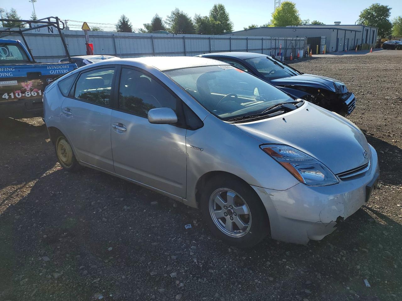 2008 Toyota Prius Base Silver vin: JTDKB20U483457941
