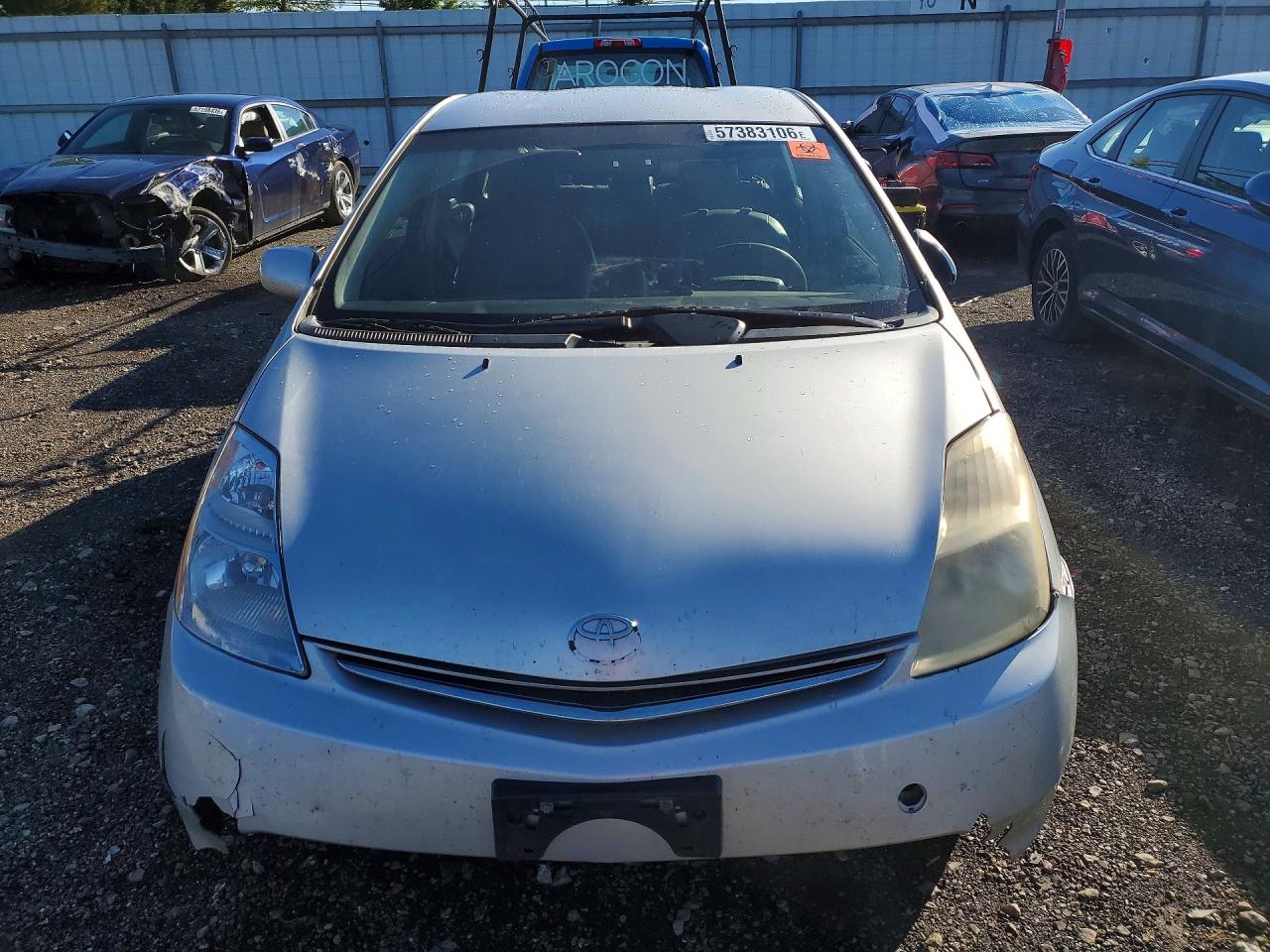 2008 Toyota Prius Base Silver vin: JTDKB20U483457941