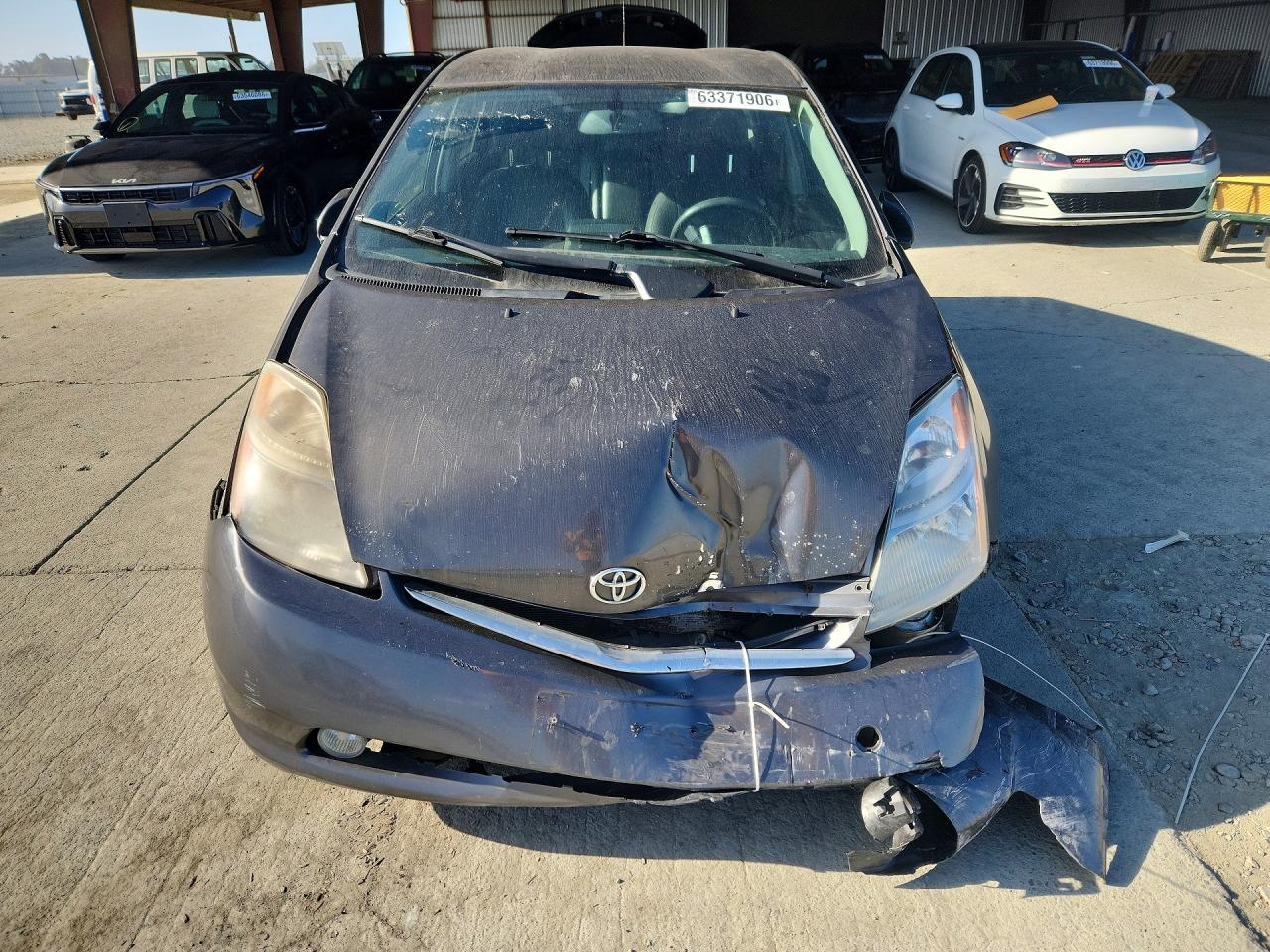 2008 Toyota Prius Base Charcoal vin: JTDKB20U483458751