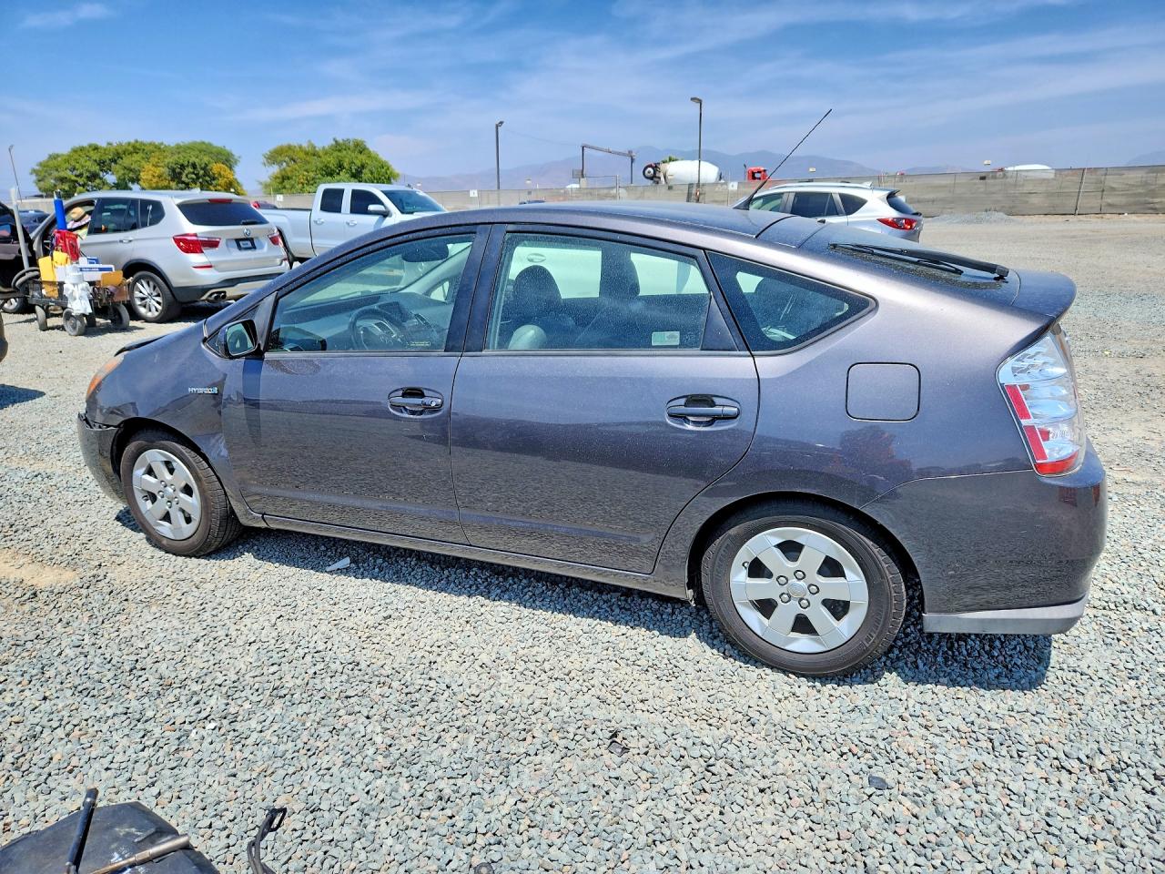 2008 Toyota Prius Base Gray vin: JTDKB20U483462265