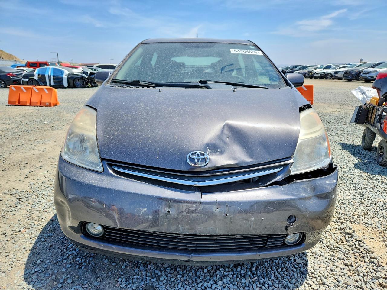 2008 Toyota Prius Base Gray vin: JTDKB20U483462265