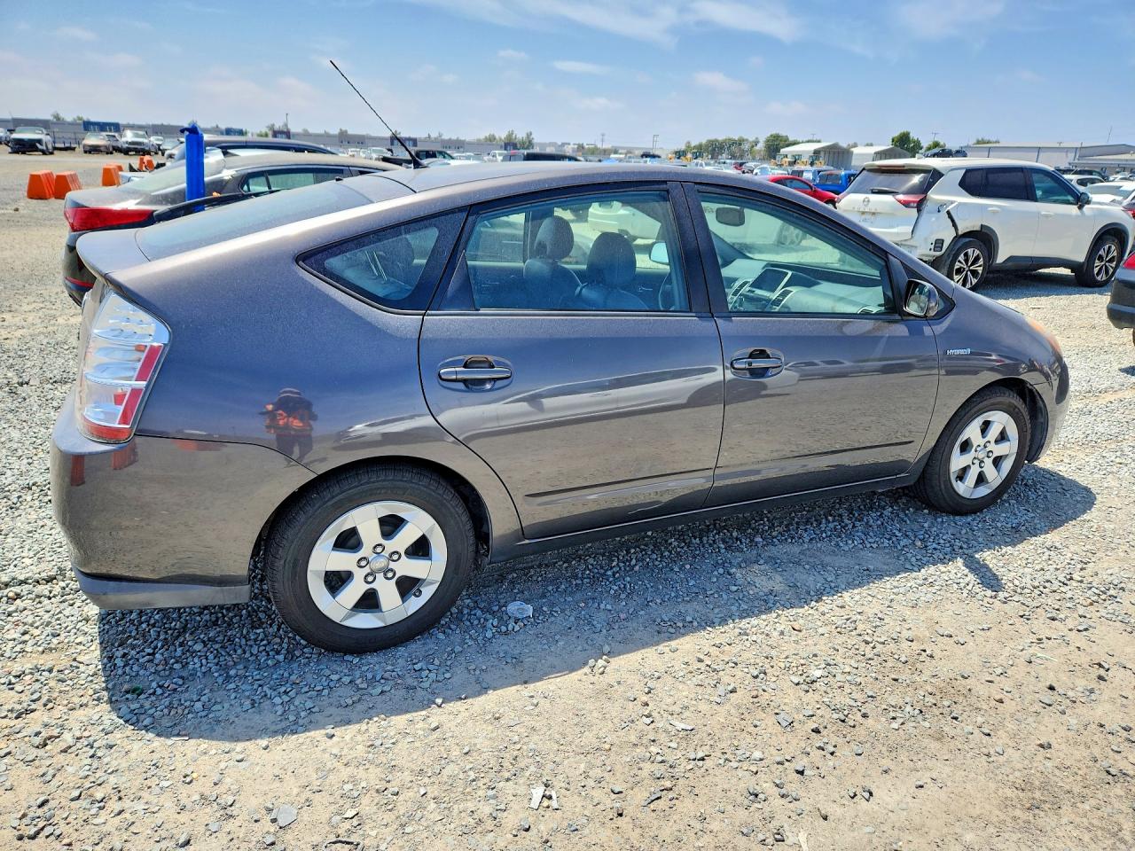 2008 Toyota Prius Base Gray vin: JTDKB20U483462265