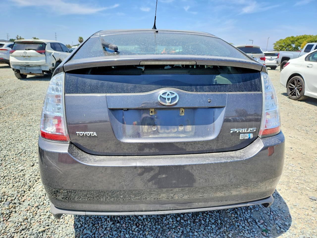 2008 Toyota Prius Base Gray vin: JTDKB20U483462265