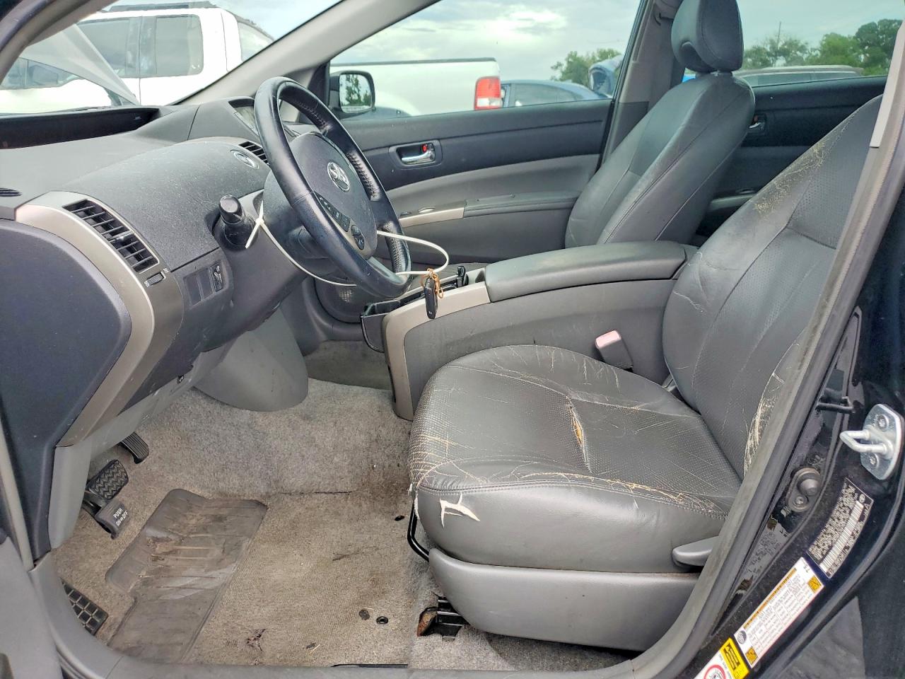 2008 Toyota Prius Base Черный vin: JTDKB20U487697192