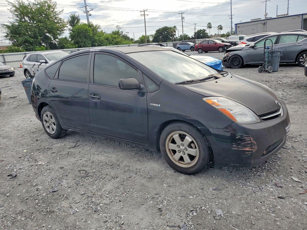 2008 Toyota Prius Base Черный vin: JTDKB20U487697192