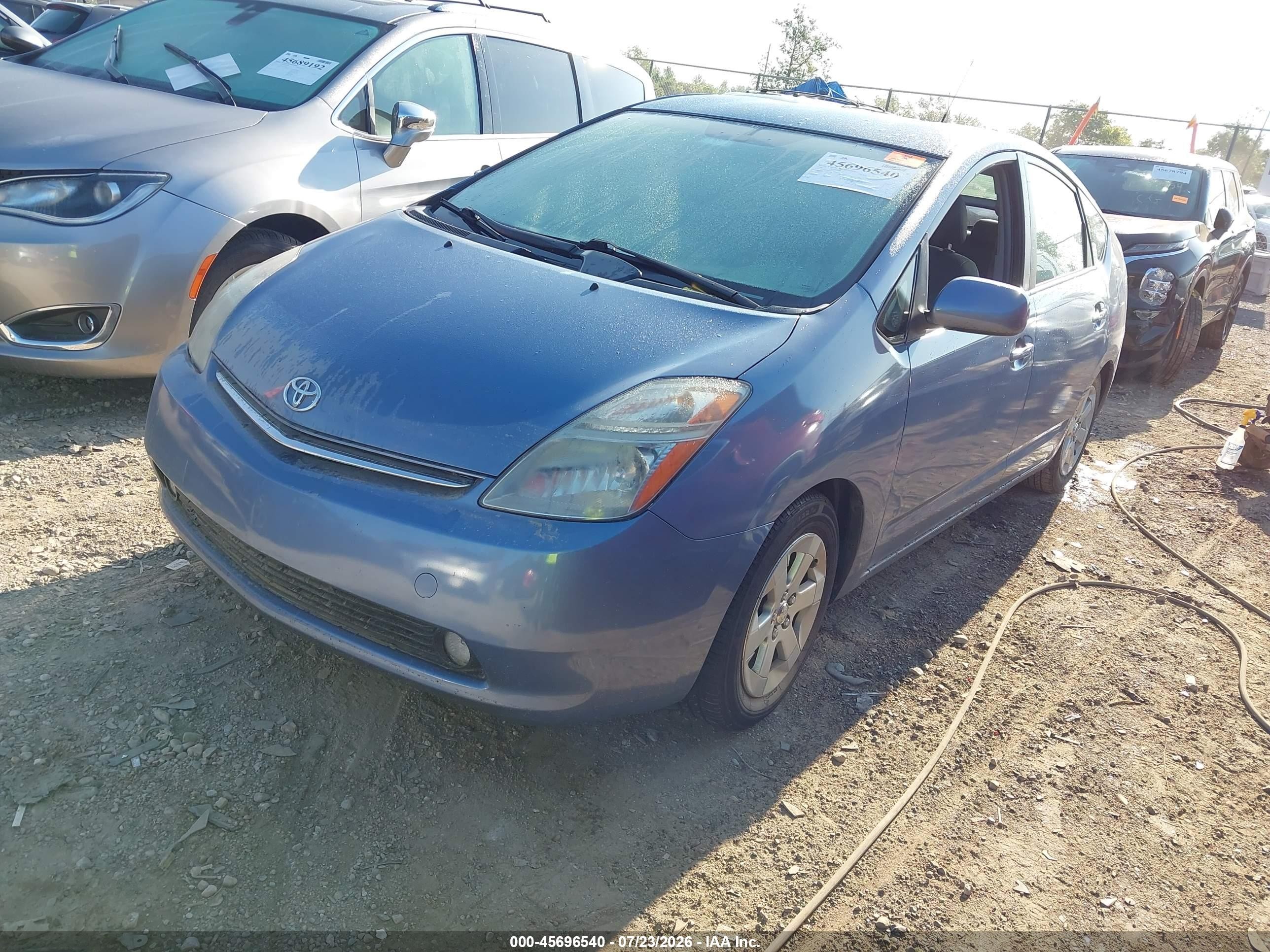 2008 Toyota Prius Blue vin: JTDKB20U487710569