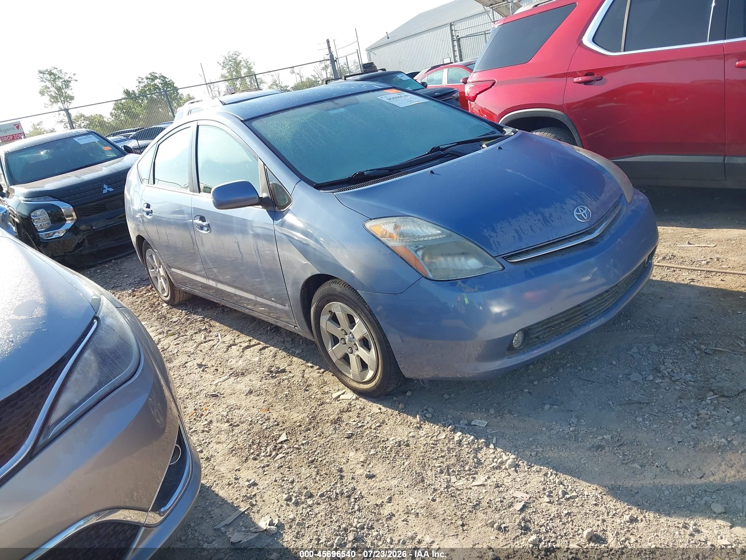2008 Toyota Prius Blue vin: JTDKB20U487710569