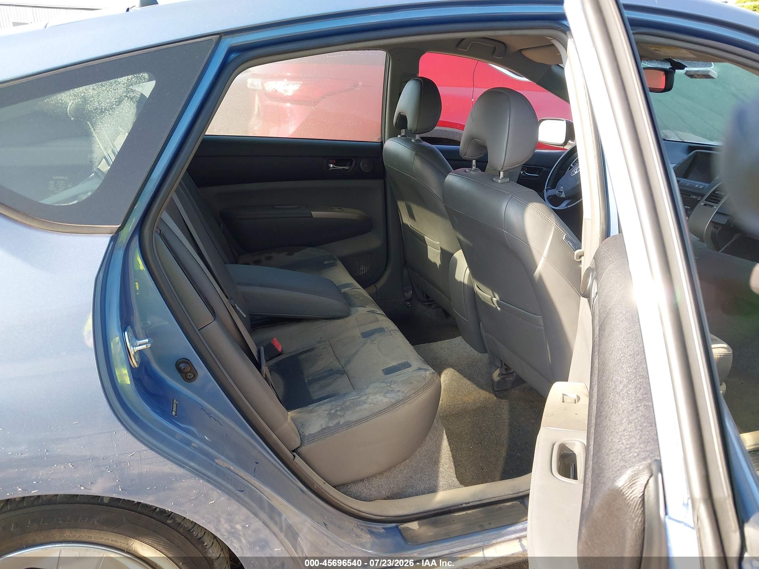 2008 Toyota Prius Blue vin: JTDKB20U487710569