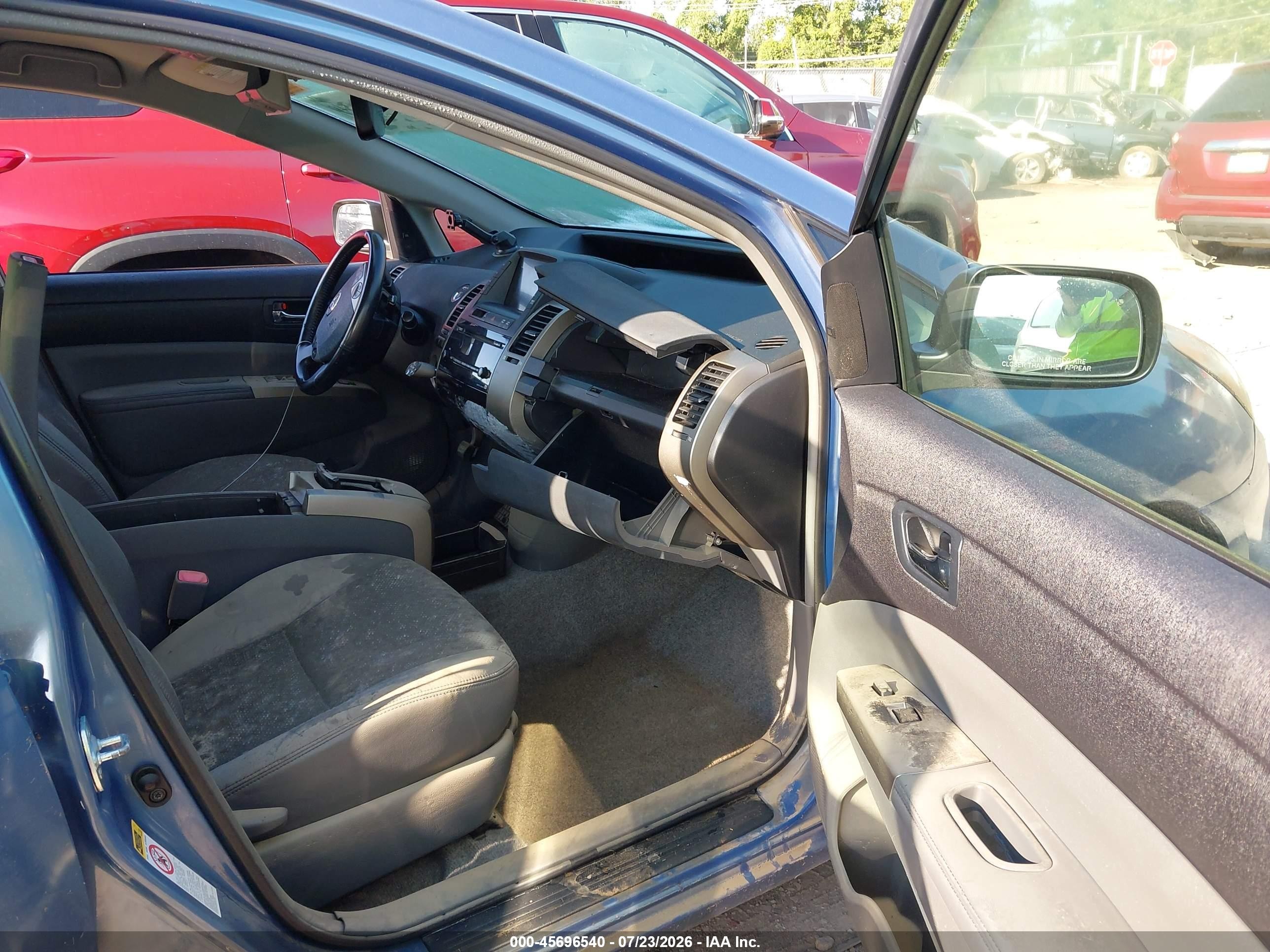 2008 Toyota Prius Blue vin: JTDKB20U487710569