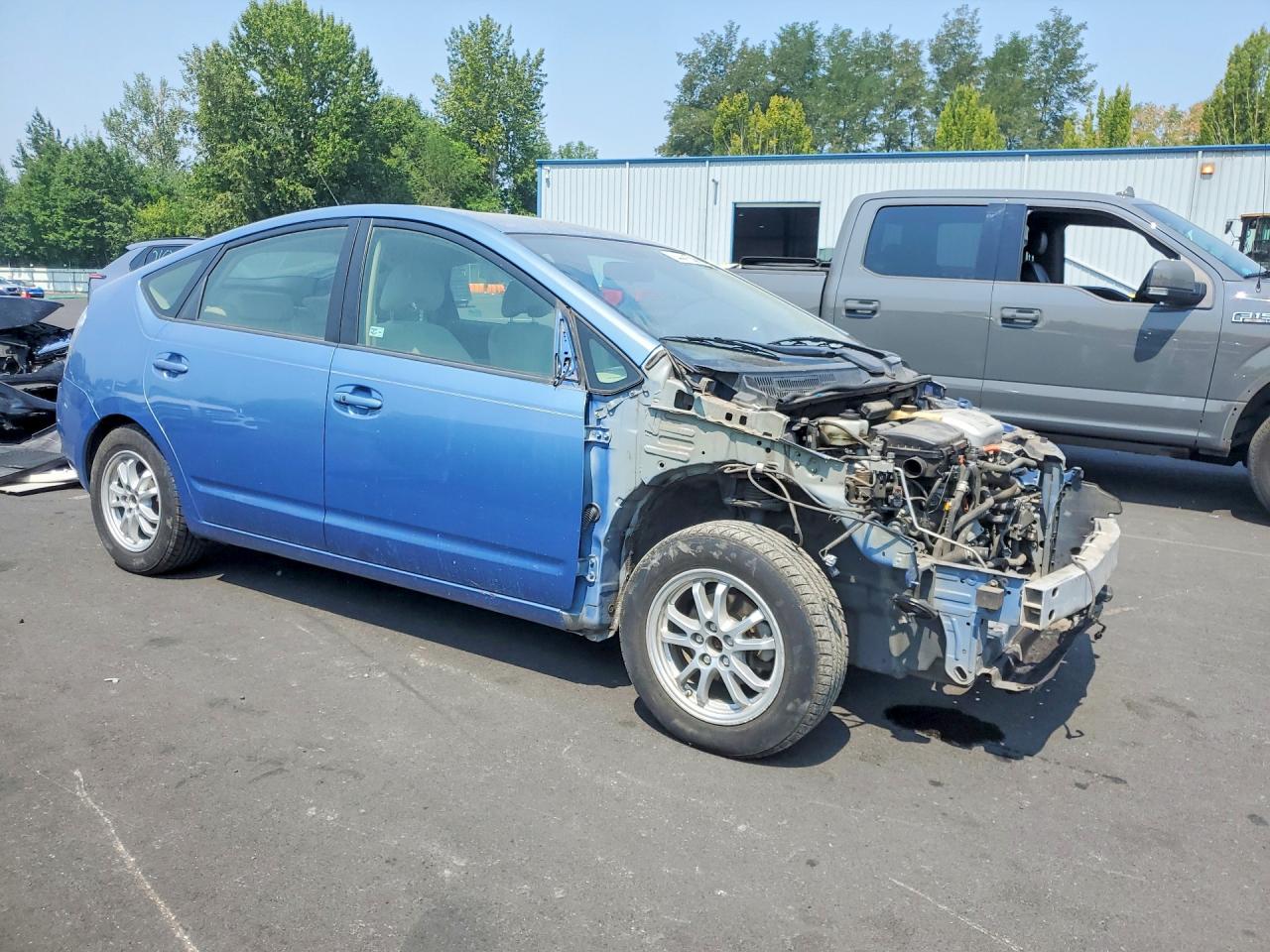 2008 Toyota Prius Base Blue vin: JTDKB20U487719174